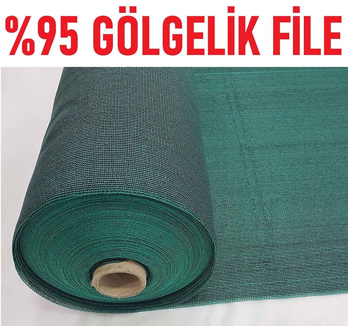 %95 Gölgelik File 4m x 75m Bahçe Çit Örtüsü Meyve Ağacı Örtüsü