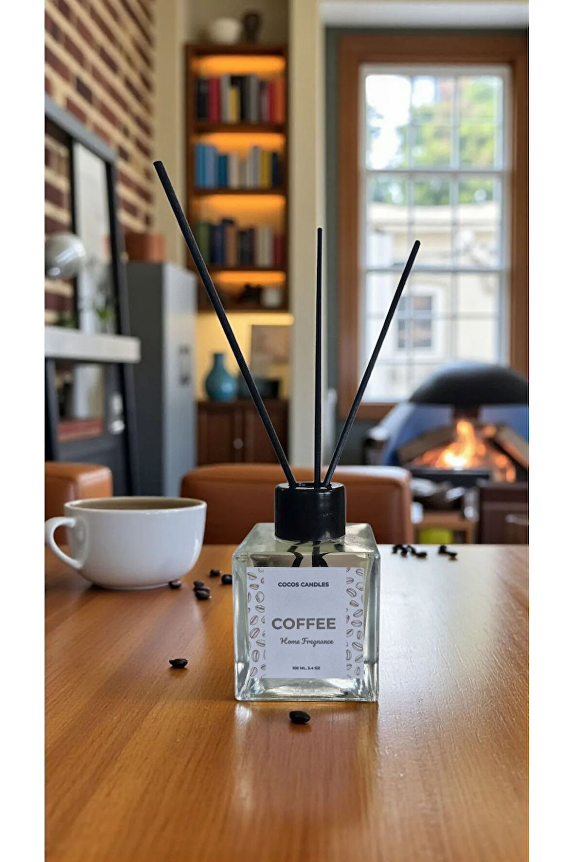 Kahve Bambu Oda Kokusu 100 ml – Aromaterapi | Sıcak ve Enerji Veren Esans