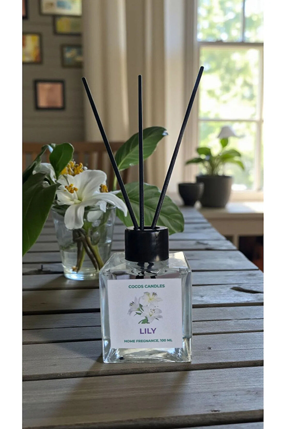 Zambak Bambu Oda Kokusu 100 ml – Aromaterapi | Zarif ve Ferah Çiçek Esansı