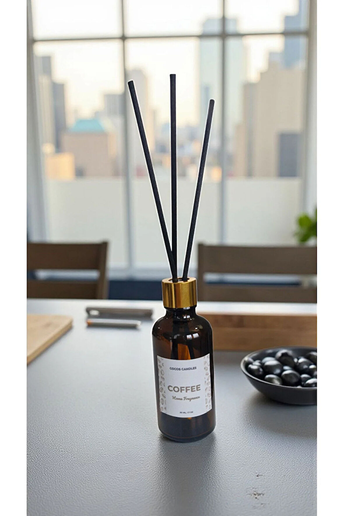 Kahve Bambu Oda Kokusu 50 ml – Aromaterapi | Sıcak ve Enerji Veren Esans