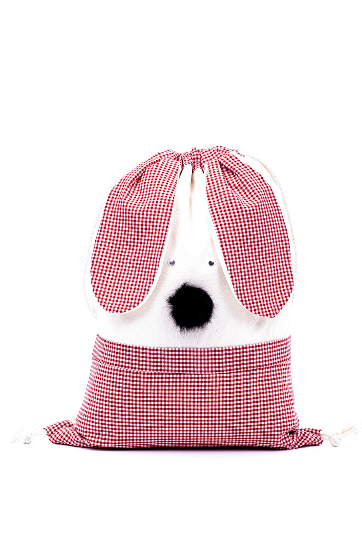 Kırmızı Köpek Figürlü Çocuk Bez Çantası