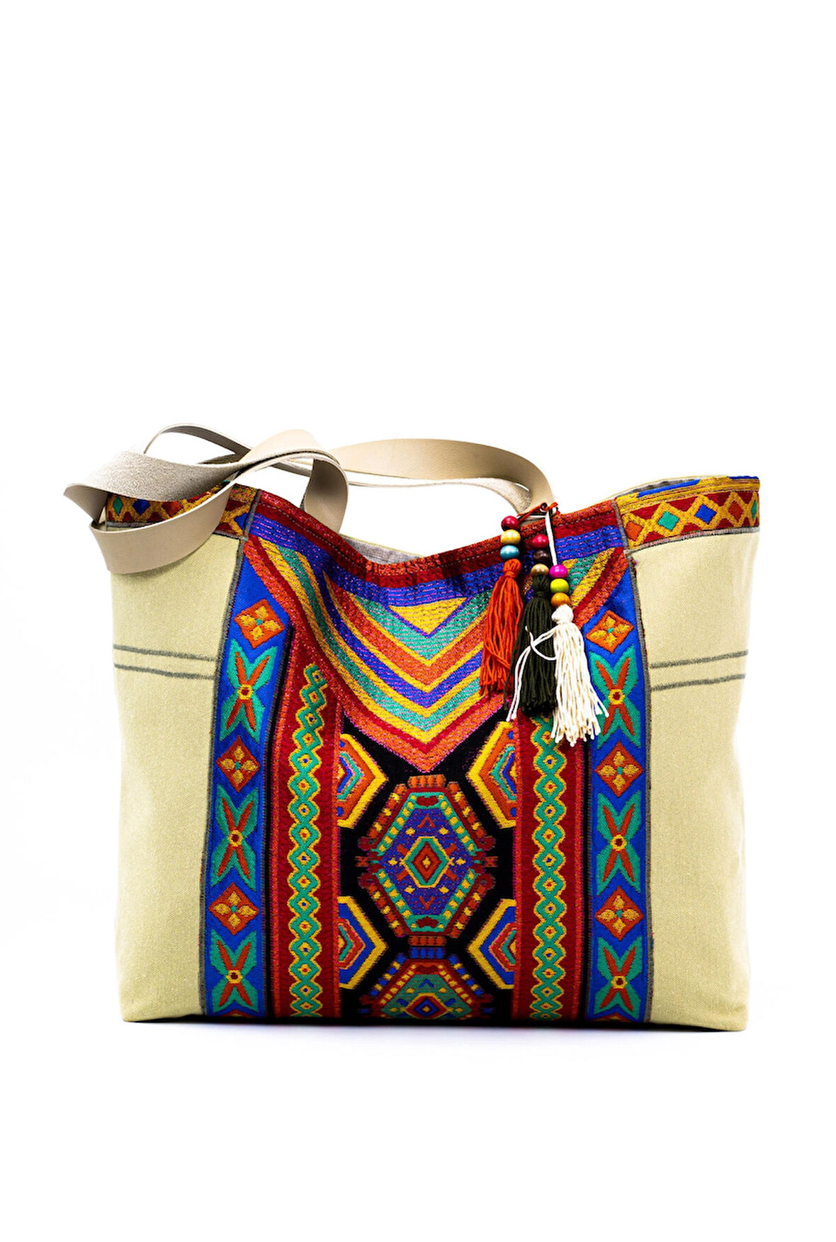 Omuz Çanta Etnik Bordürlü