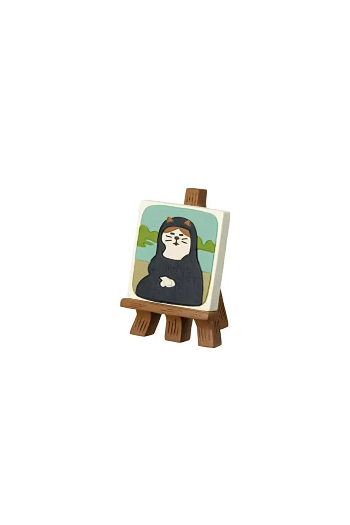 Mona Lisa Kedi Mini Figür