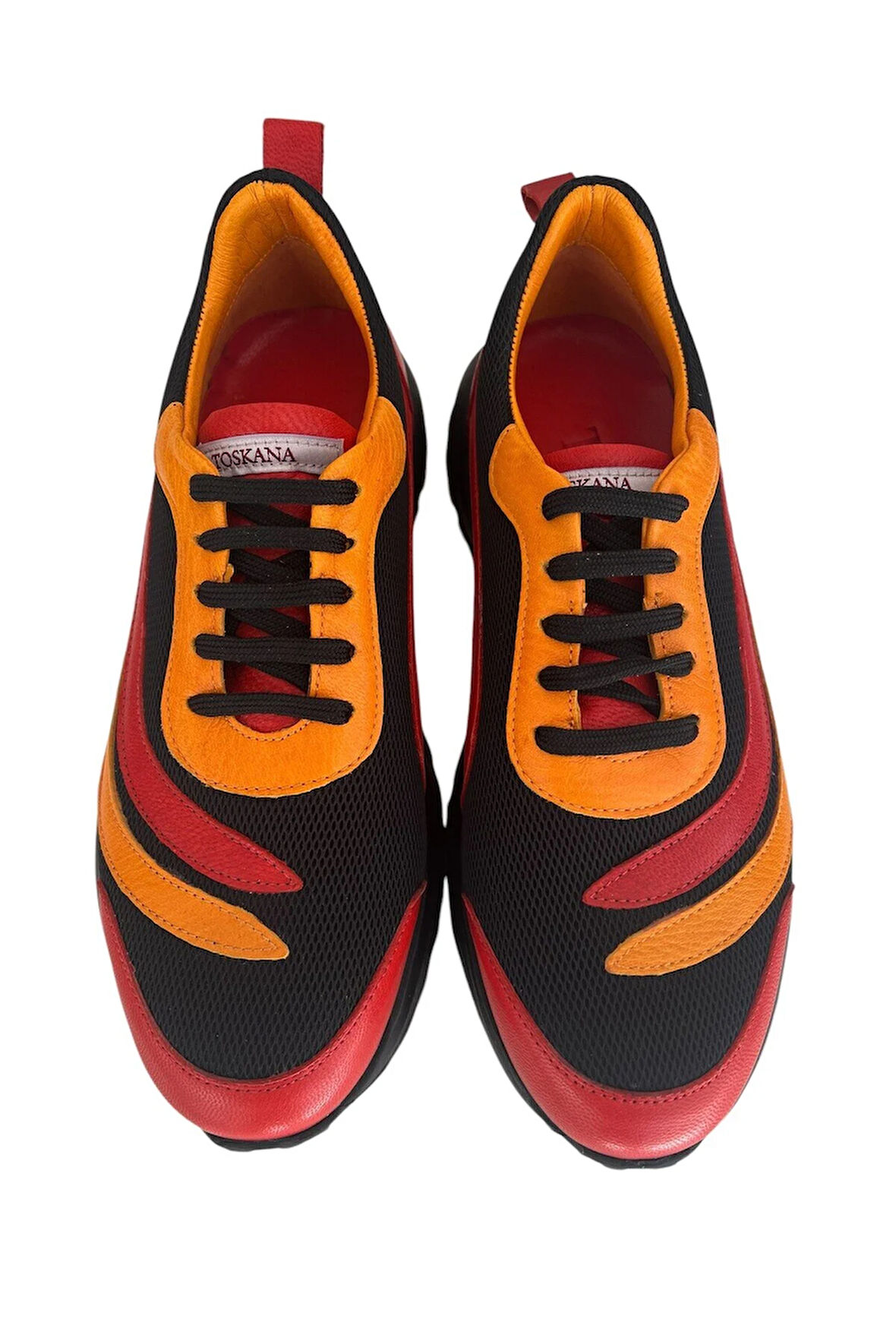 Taraftar Renkleri Erkek  Deri Sneaker