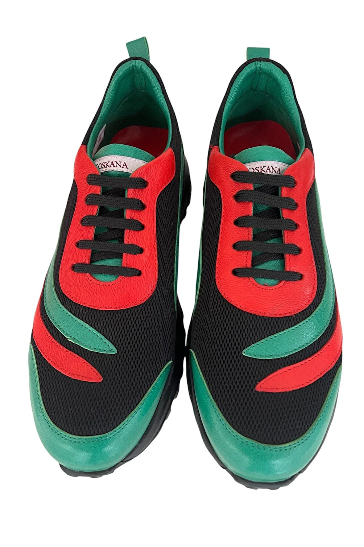 Taraftar Renkleri Erkek  Deri Sneaker