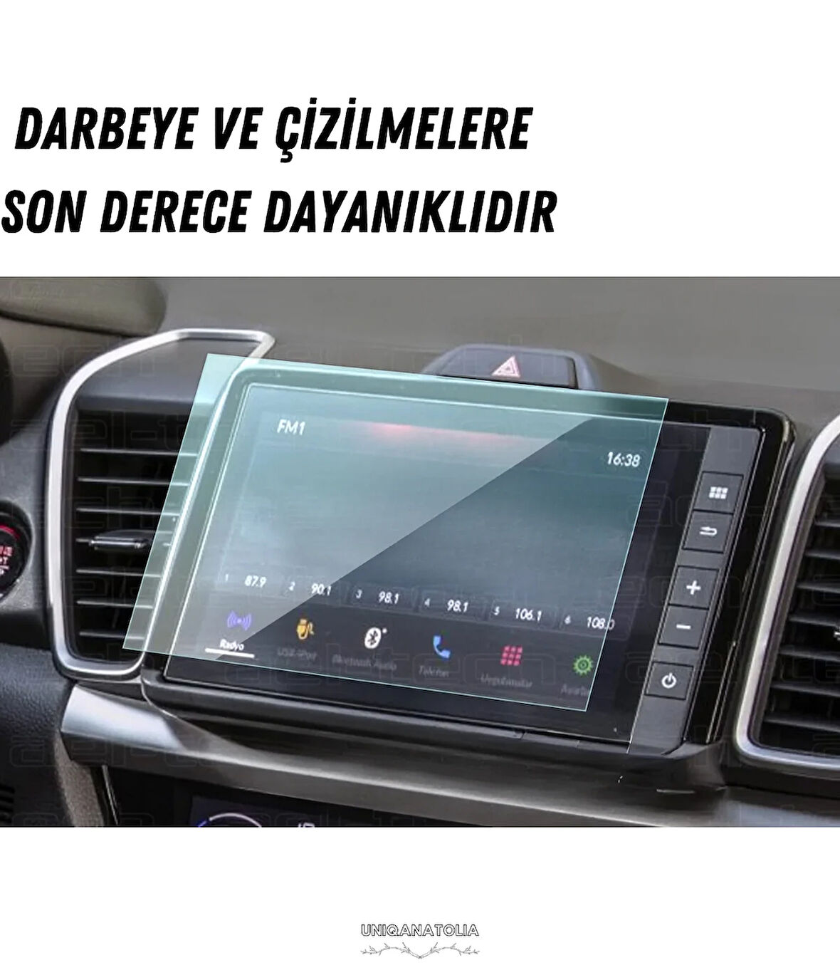 Honda City 2025 Navigasyon ve Multimedya Uyumlu Nano Ekran Koruyucu