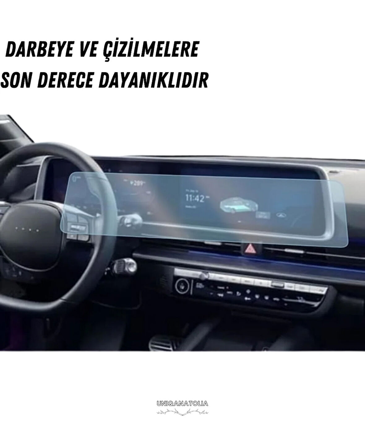 Hyundai Ioniq 6 2025 Navigasyon ve Multimedya Uyumlu Nano Ekran Koruyucu