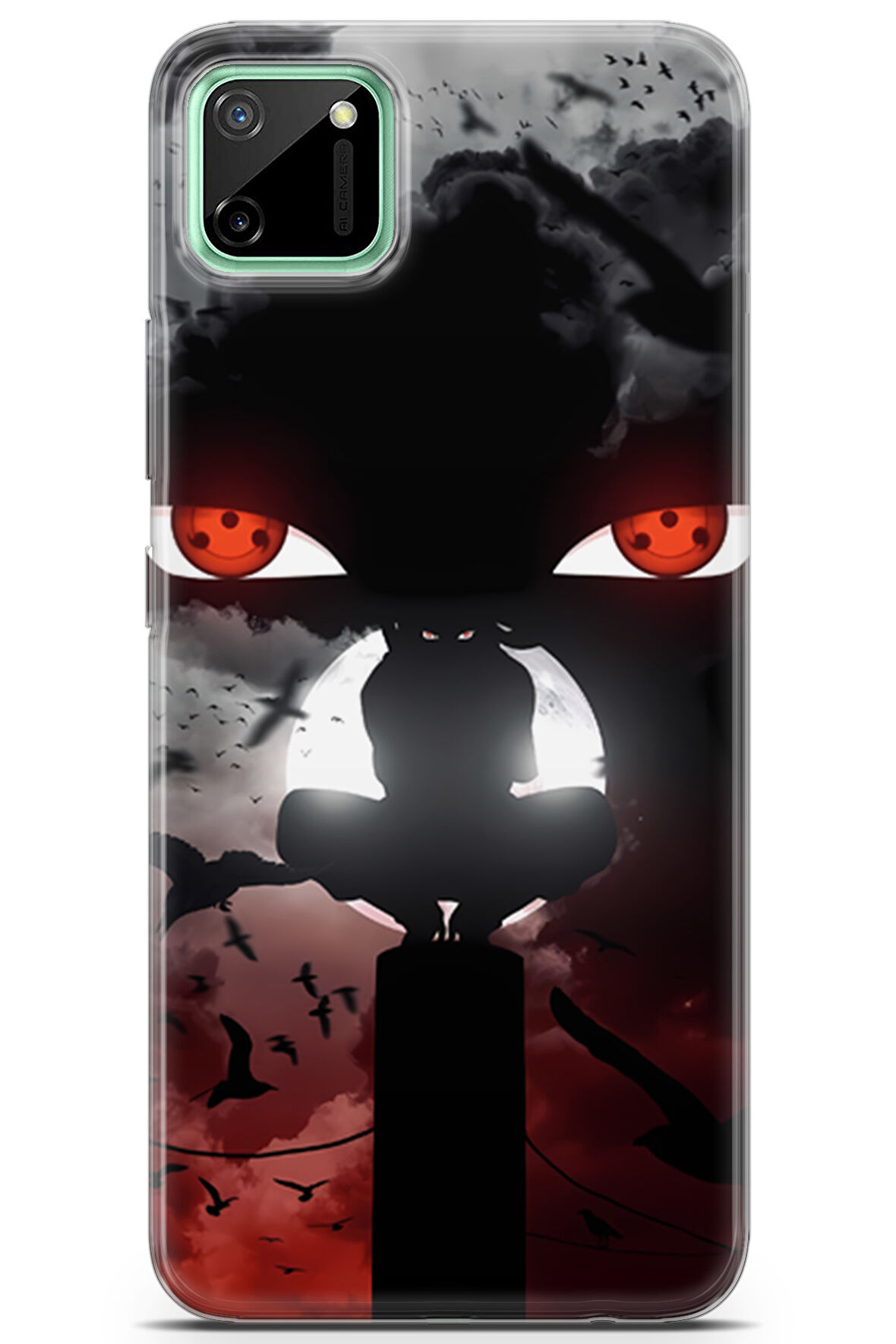 Realme C11 uyumlu Anime 33 UV Silikon Uchiha Naruto itachi