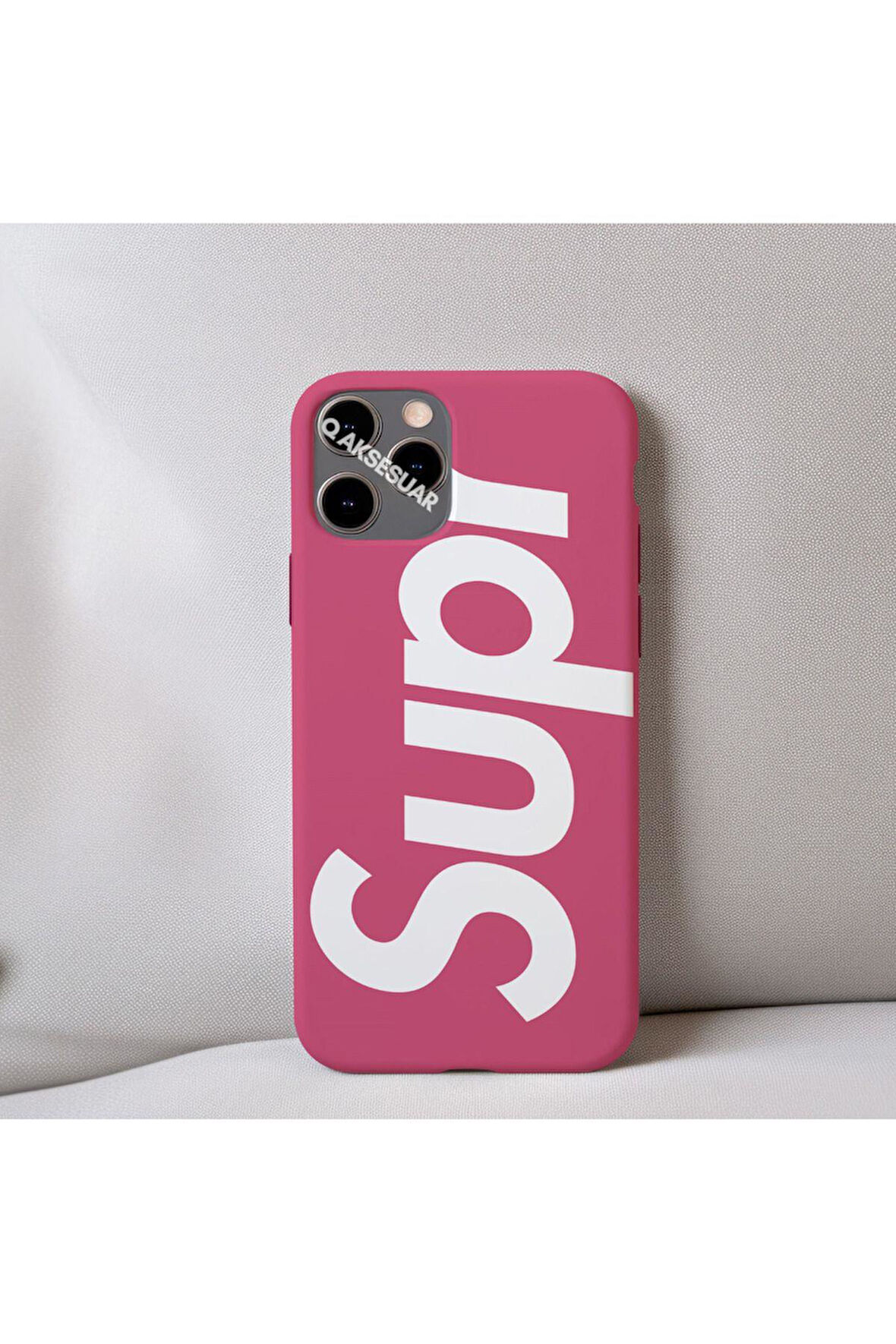 İphone XS Max Uyumlu İçi Kadife    Desenli Telefon Kılıfı