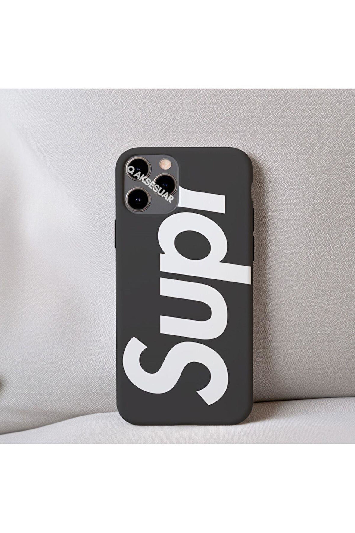 İphone XS Max Uyumlu İçi Kadife    Desenli Telefon Kılıfı