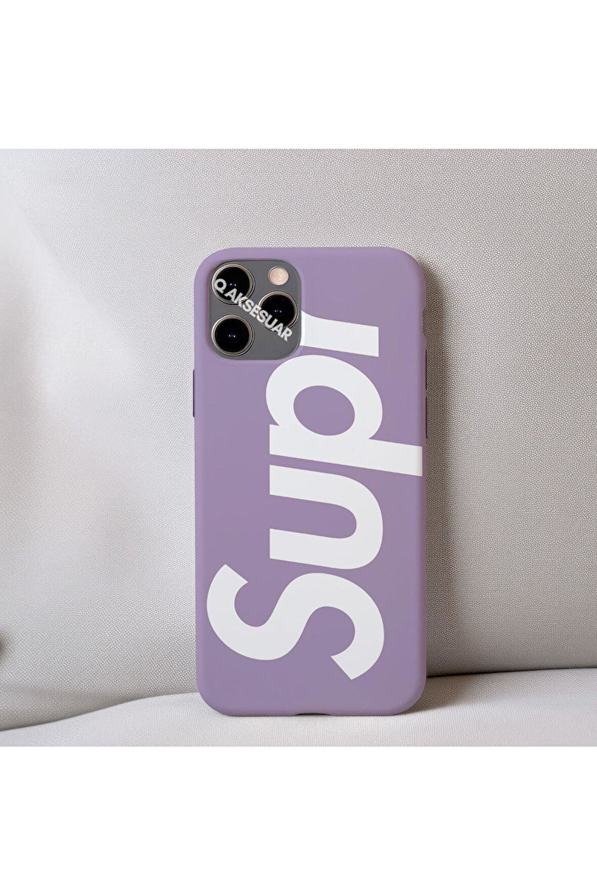 İphone XS Max Uyumlu İçi Kadife    Desenli Telefon Kılıfı