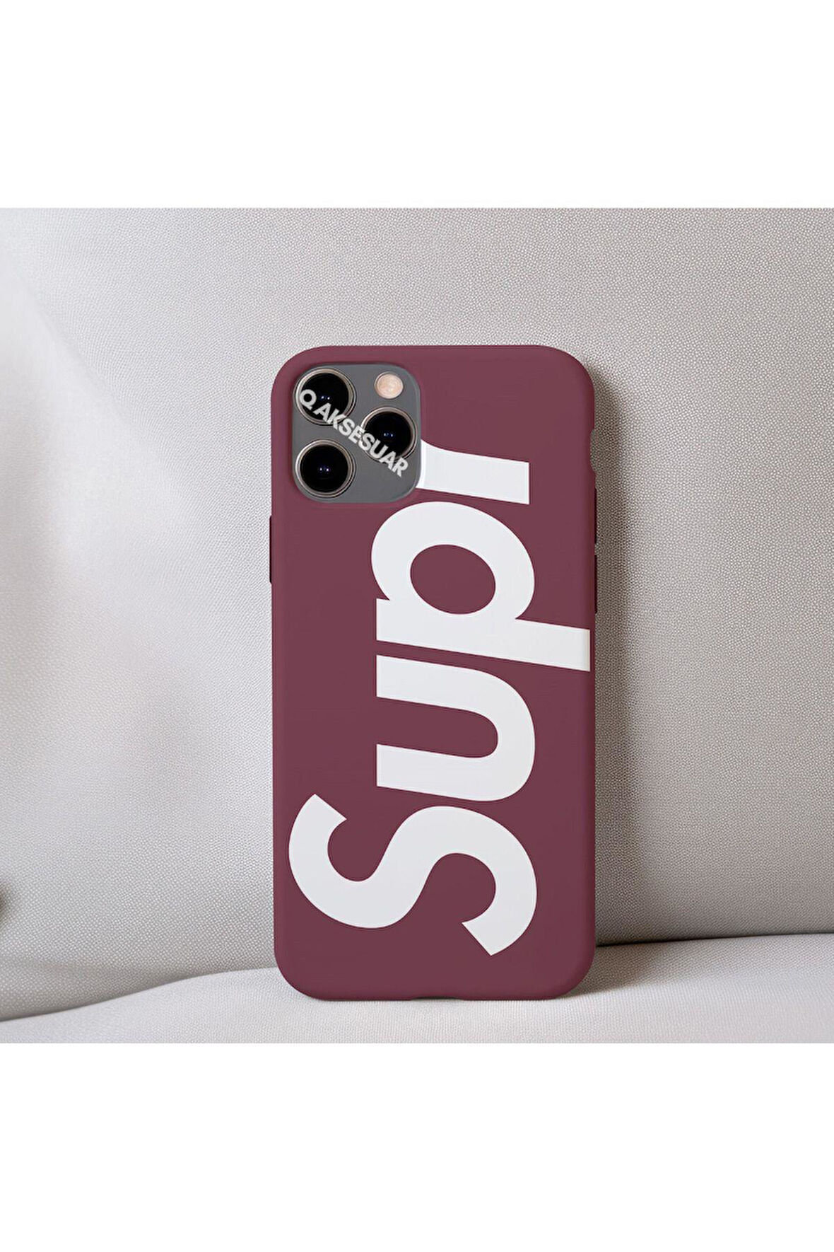 İphone 13 Pro Uyumlu İçi Kadife    Desenli Telefon Kılıfı