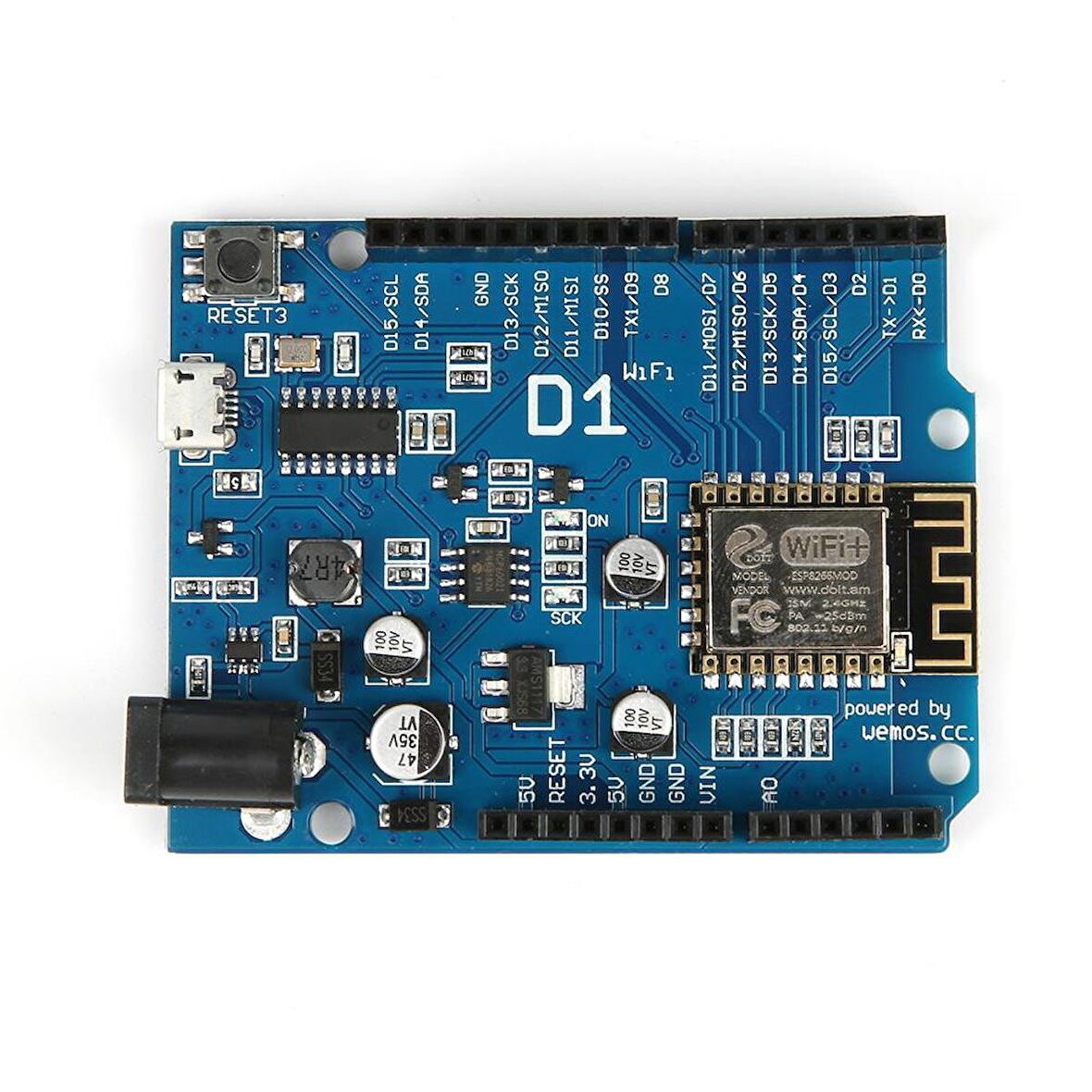 WeMos D1 ESP-12E WiFi Geliştirme Kartı