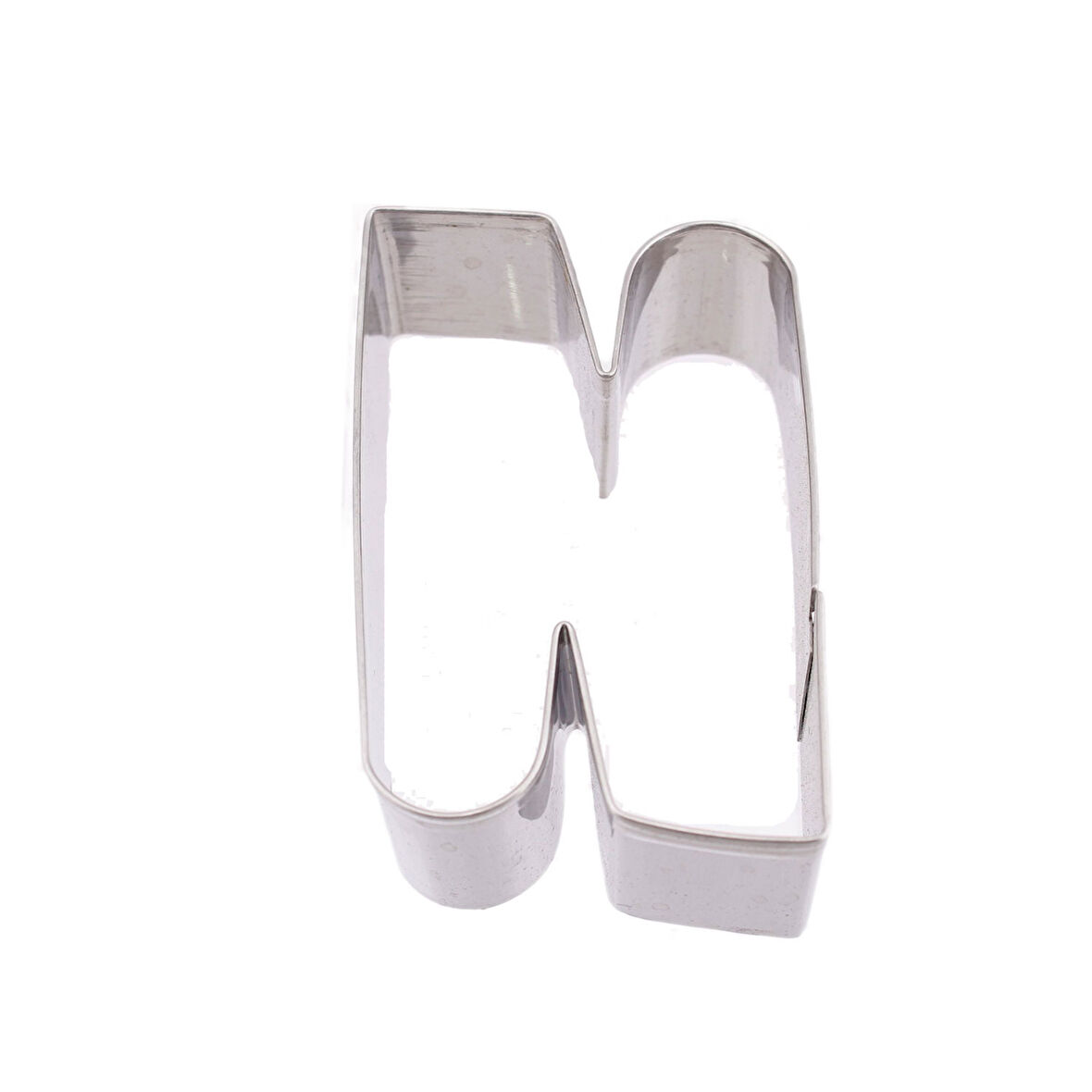 Kek Kurabiye Ve Pasta Kalıbı Metal N Harfİ Büyük Boy Alfabe 8.5 CM