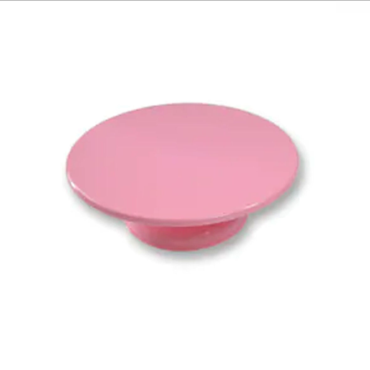 Plastik Döner Pasta Sıvama Standı 32 Cm   Pembe