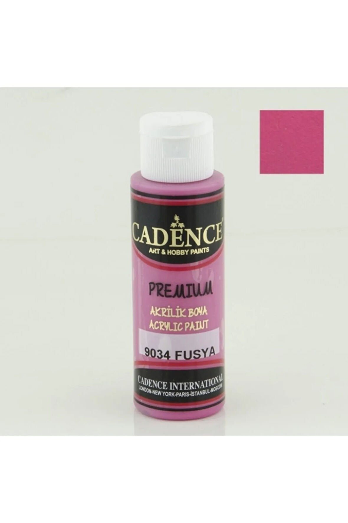 9034 Fuşya - Premium Akrilik 70ml | Marmara Hobi