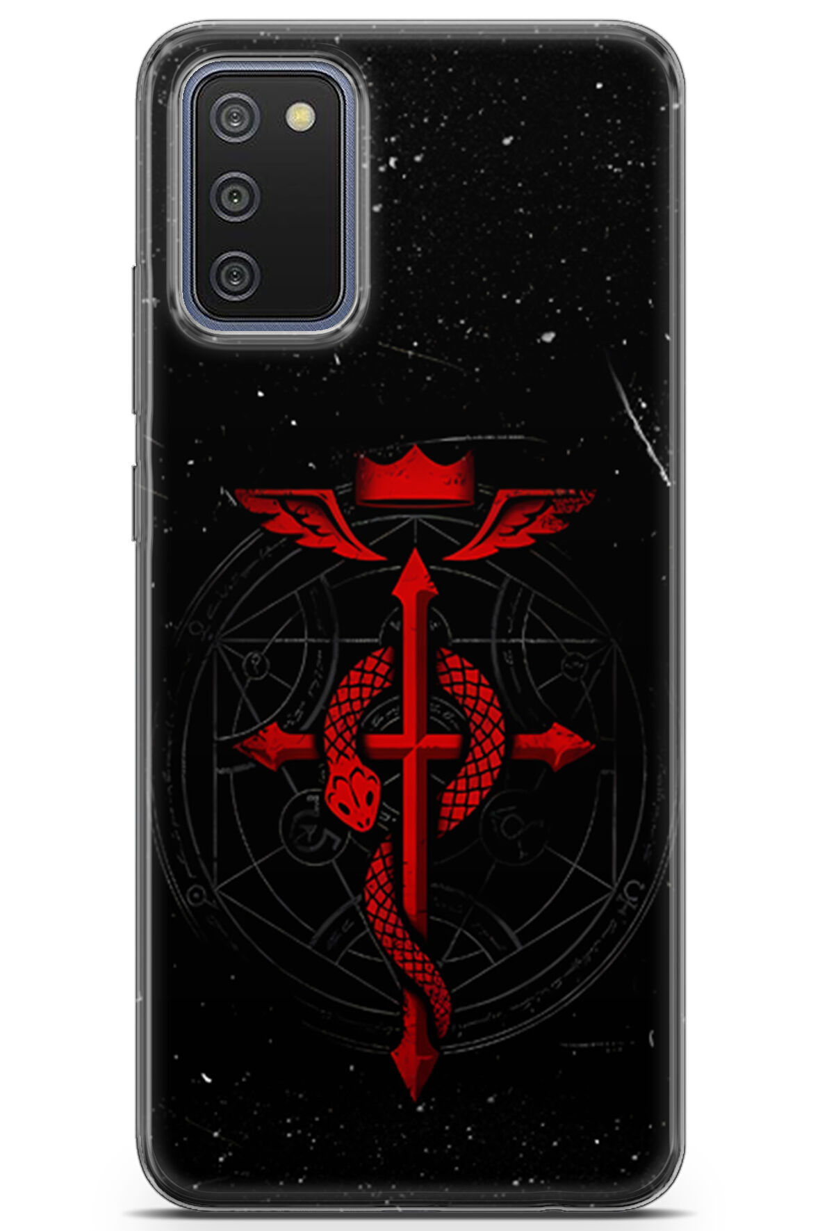 Samsung Galaxy M02s uyumlu Anime 37 Renkli Tasarım Fullmetal Alchemist Brotherhood