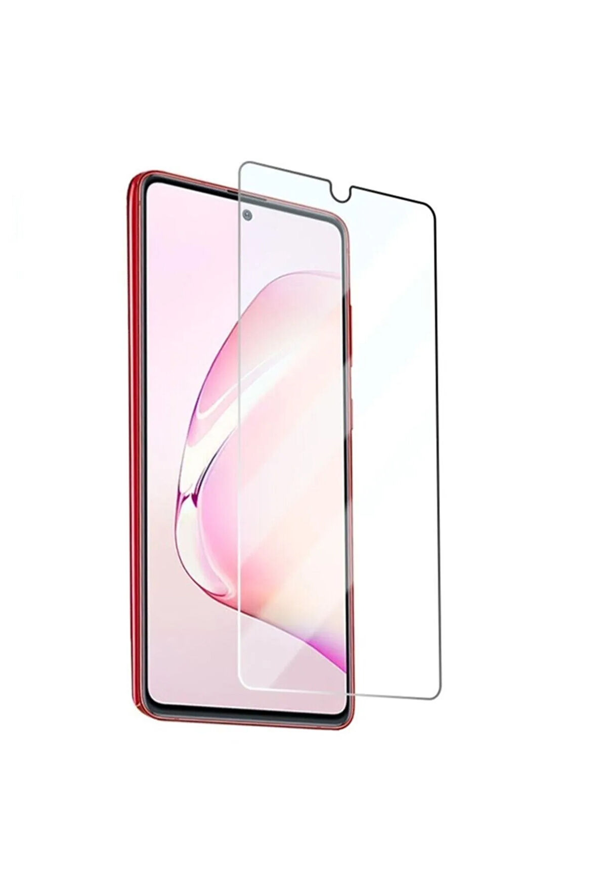 Samsung Galaxy A12 - M12 Ekran Koruyucu Kısa Temperli 9h Sert Kırılmaz Cam Koruma Şeffaf Maxi