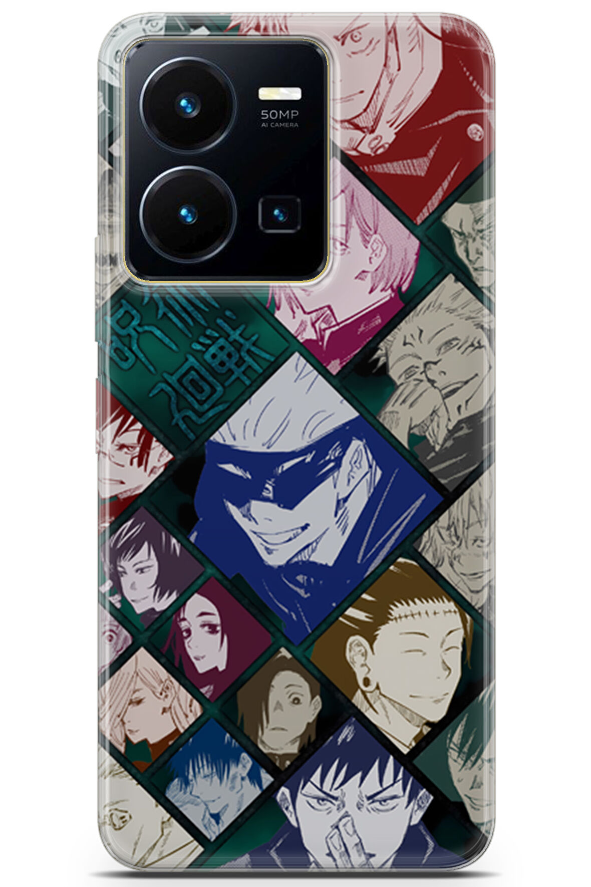 Vivo Y35 uyumlu Anime 2 4K Baskı Jujutsu Kaisen itadori