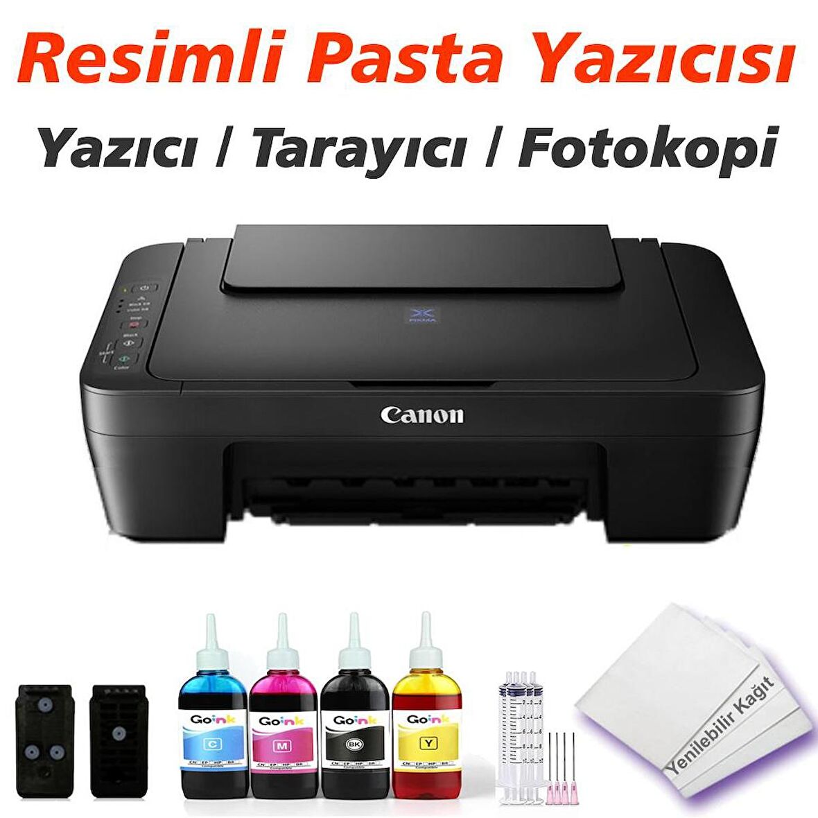 Resimli Pasta Yazıcı / Tarayıcı / Fotokopi