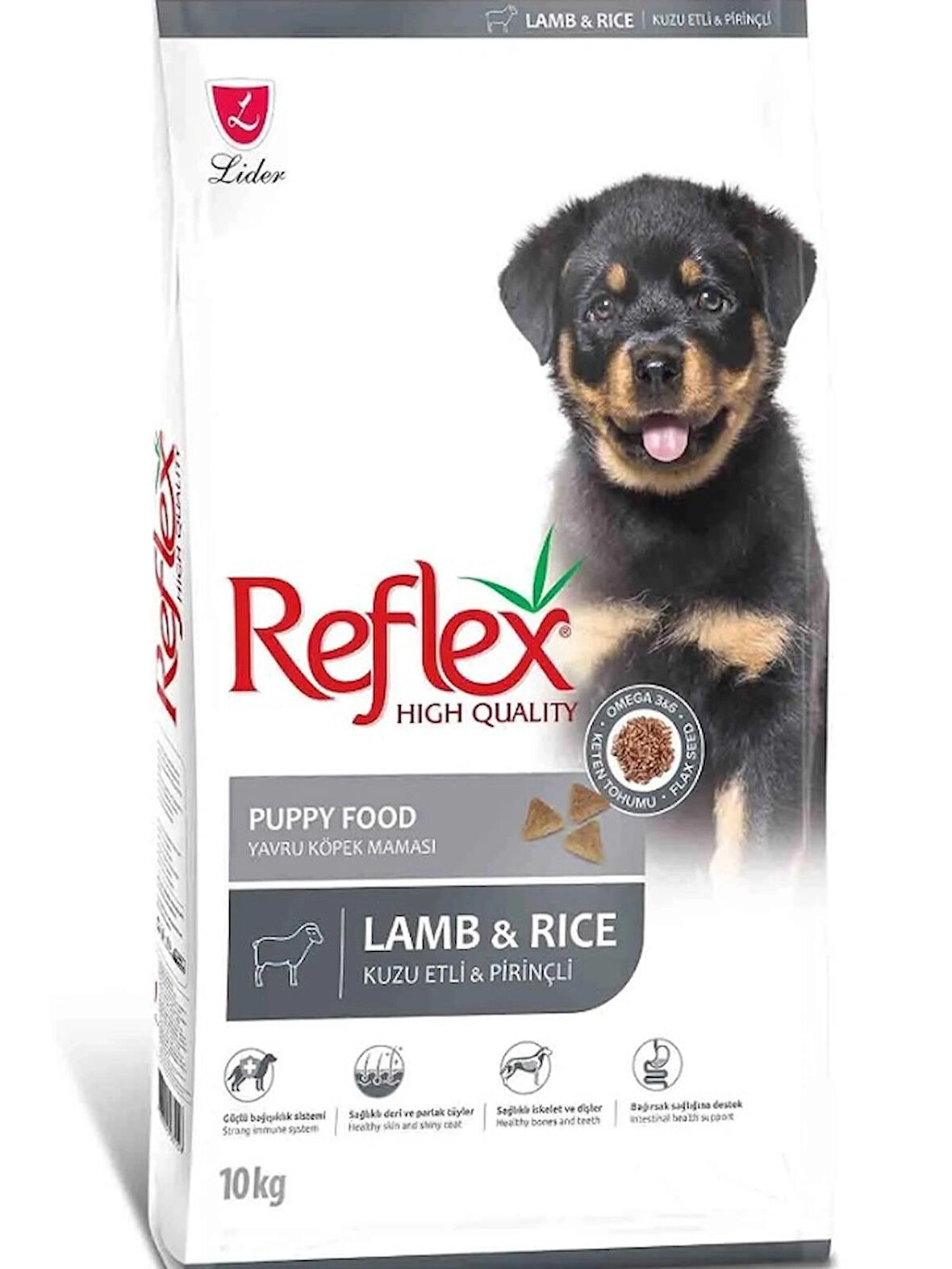 Reflex Kuzu Etli & Pirinçli Yavru Köpek Maması 10 KG