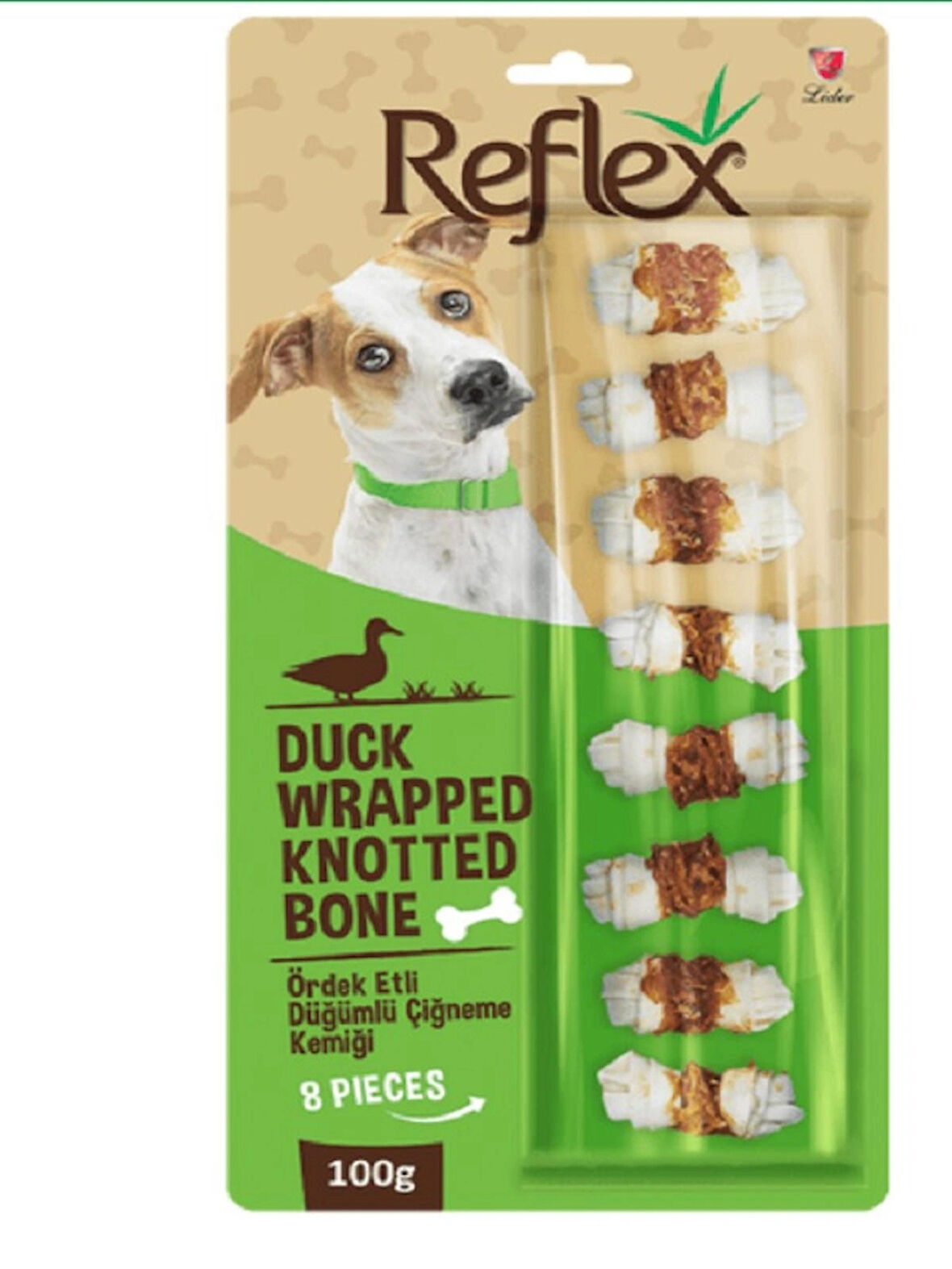 Reflex Ördek Etli Düğümlü Köpek Çiğneme Kemiği 100 Gr