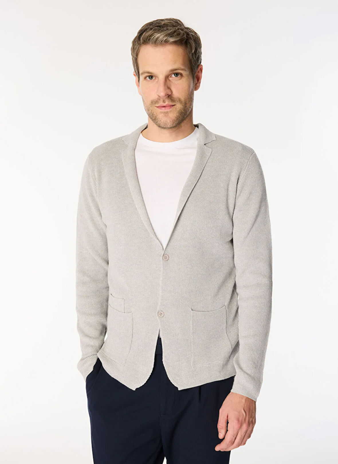 Sseinse Taş Melanj Erkek Hırka MI2784SS