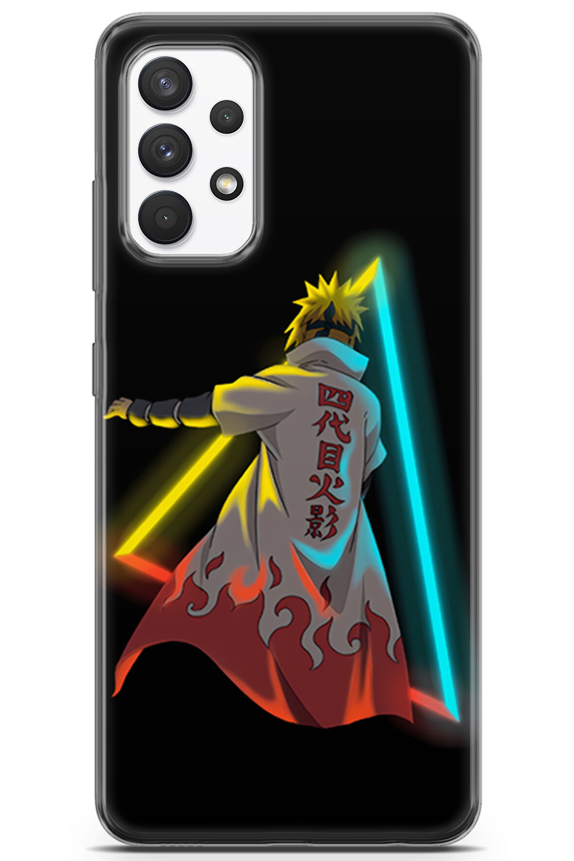 Samsung Galaxy A13 4G uyumlu Anime 32 Lüks Minato Neon Naruto