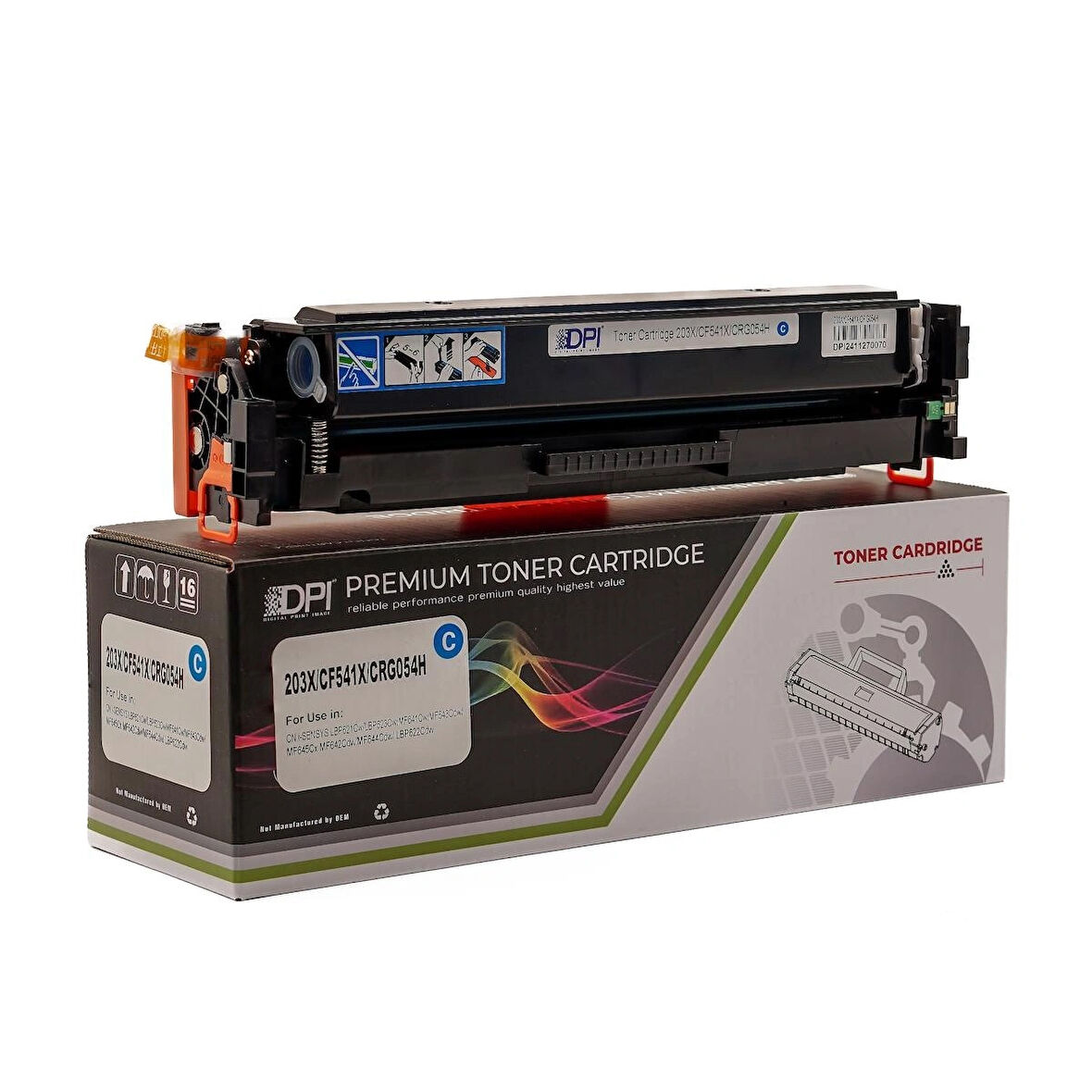 Dpi Toner Canon 230X Cyan CHİPLİ Muadil Toner – MF8330 LBP7200 – 2000 Sayfa