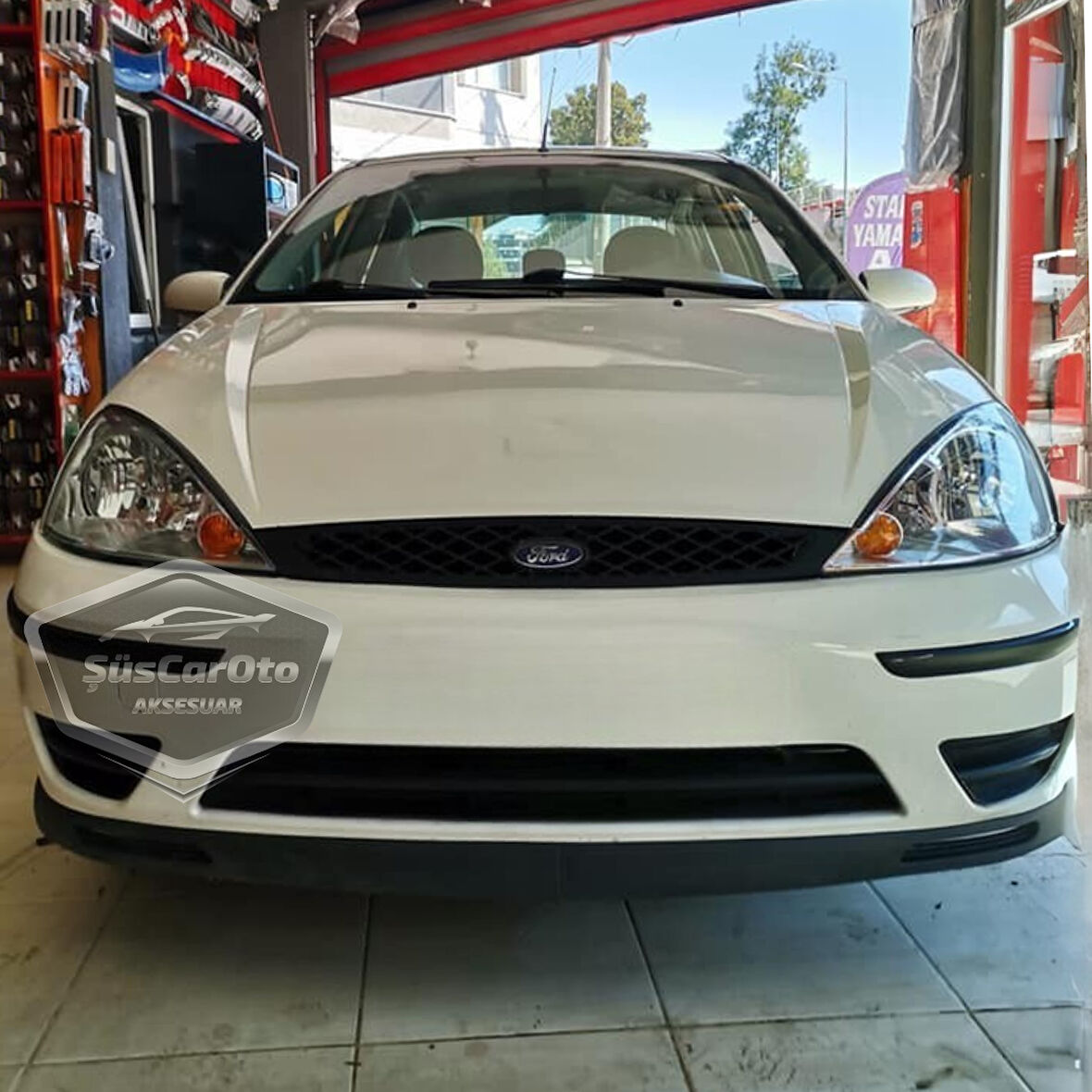 Ford Focus 1 Hb&Sedan 1998-2004 Uyumlu Üniversal V2 Laguna Lip Esnek Ön Lip 2 Parça Tampon Altı Dil Karlık Ön Ek