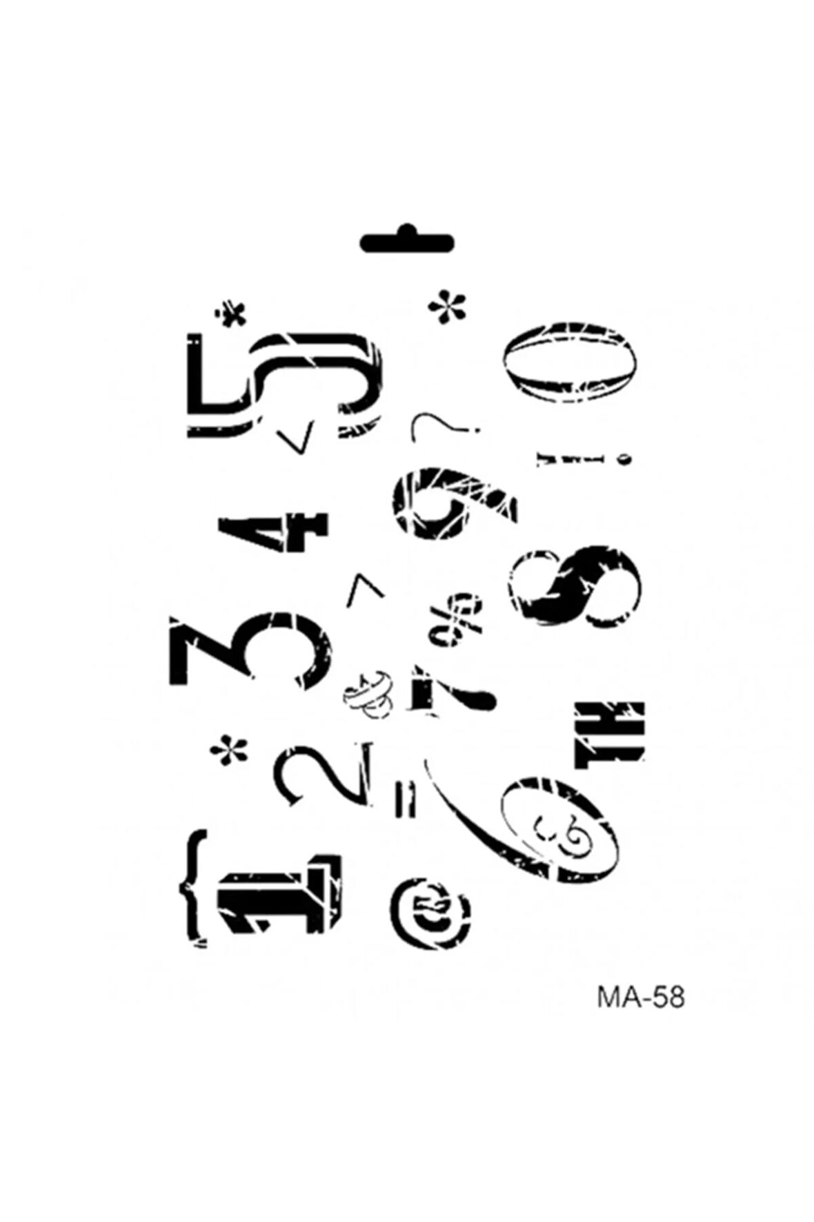 Ma58 Mix Media Stencil