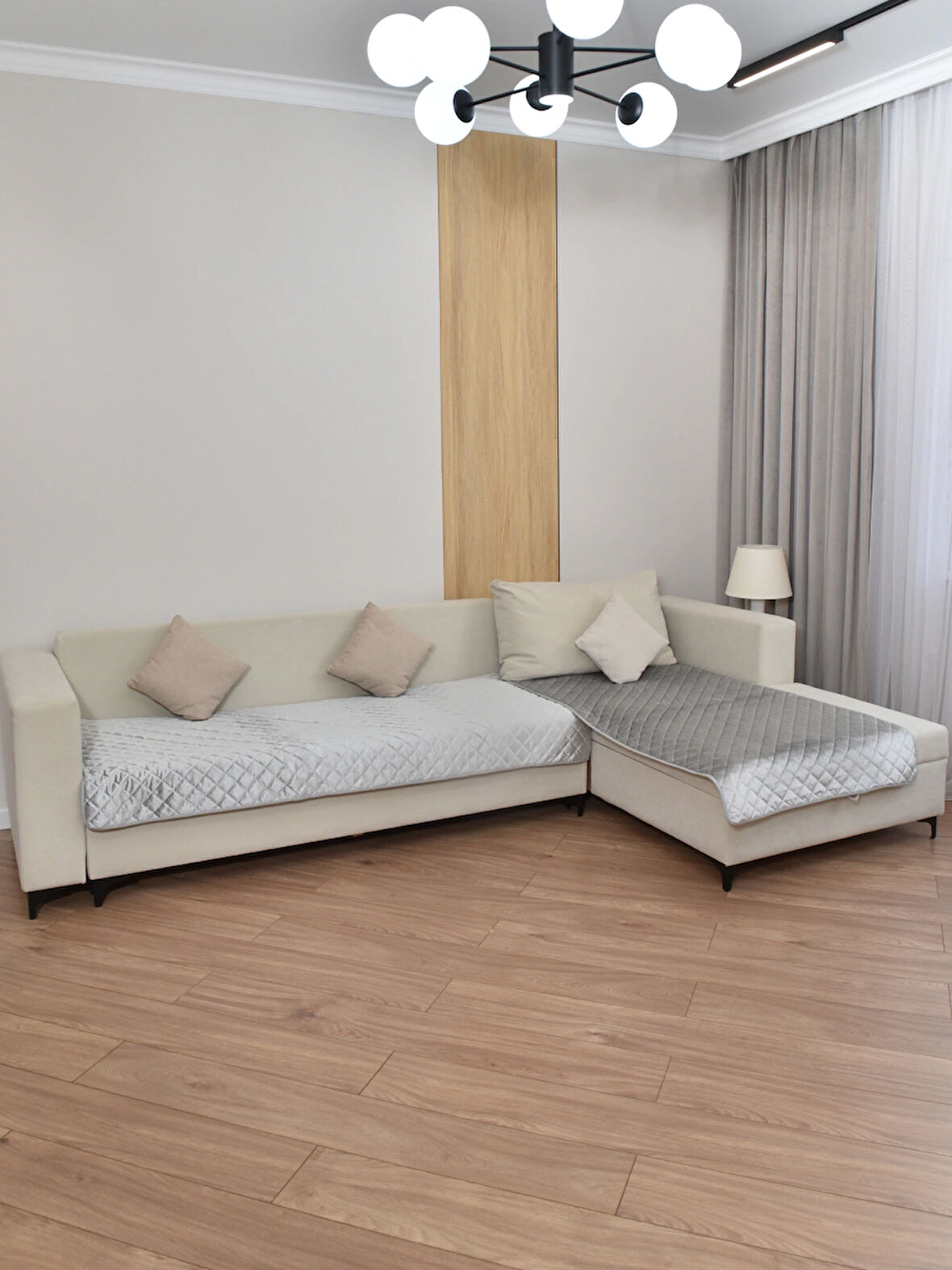 Koltuk Örtüsü Seti 160x210 + 90x210 | Mikropolyester Kadife (Mikrovelur)