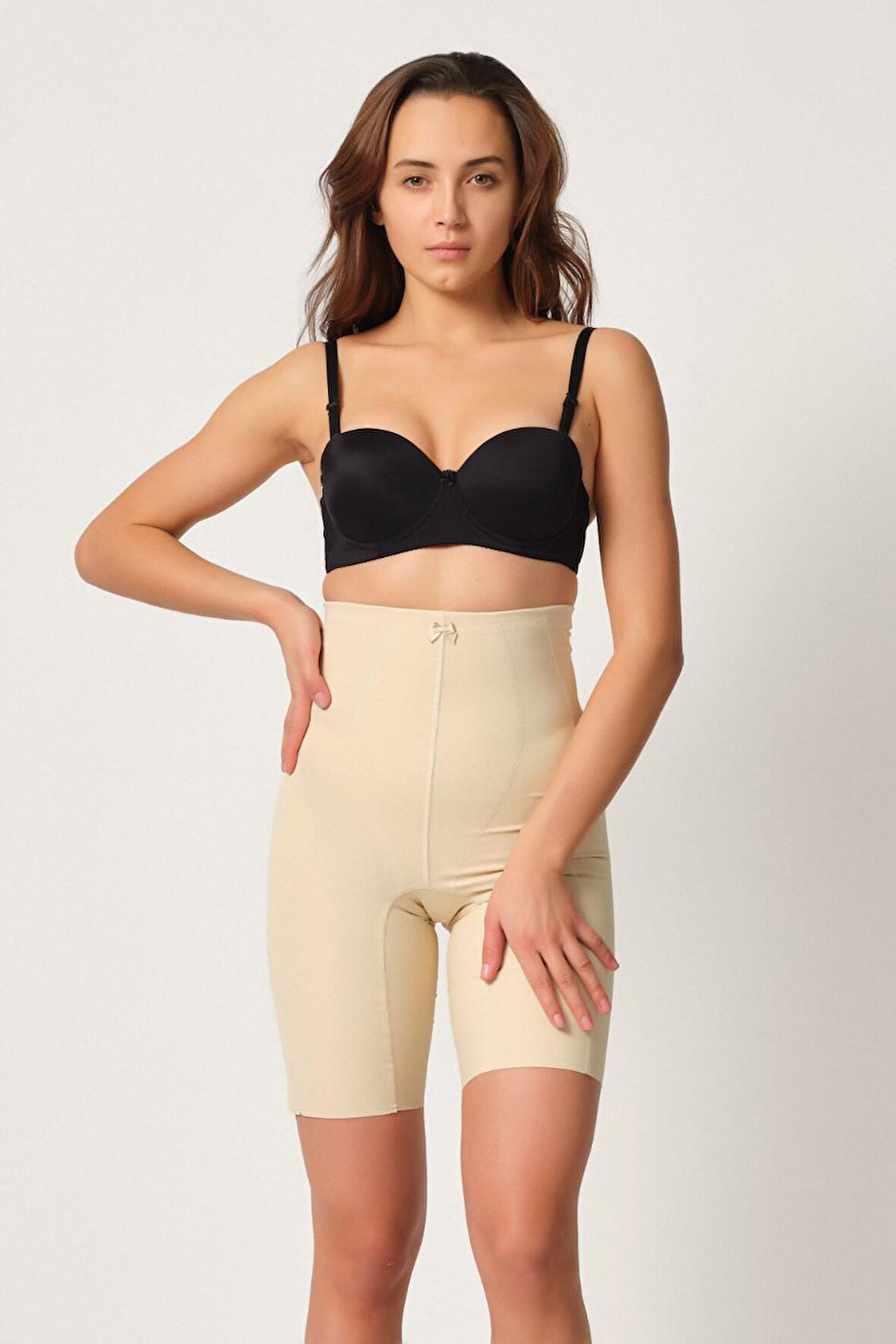 TEN MI Emay 2814 Double Yüksek Bel Boxer Lazer Korse