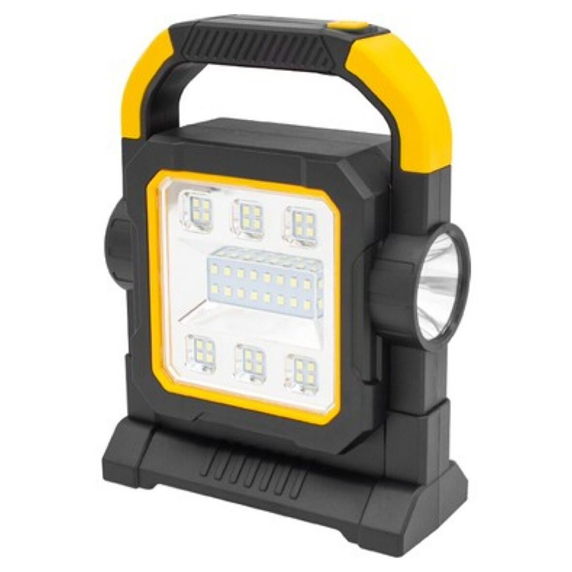 CT-STONES® HelloCloud Şarjlı Solar LED Çalışma Işığı | USB Çıkışlı Taşınabilir Projektör Lamba