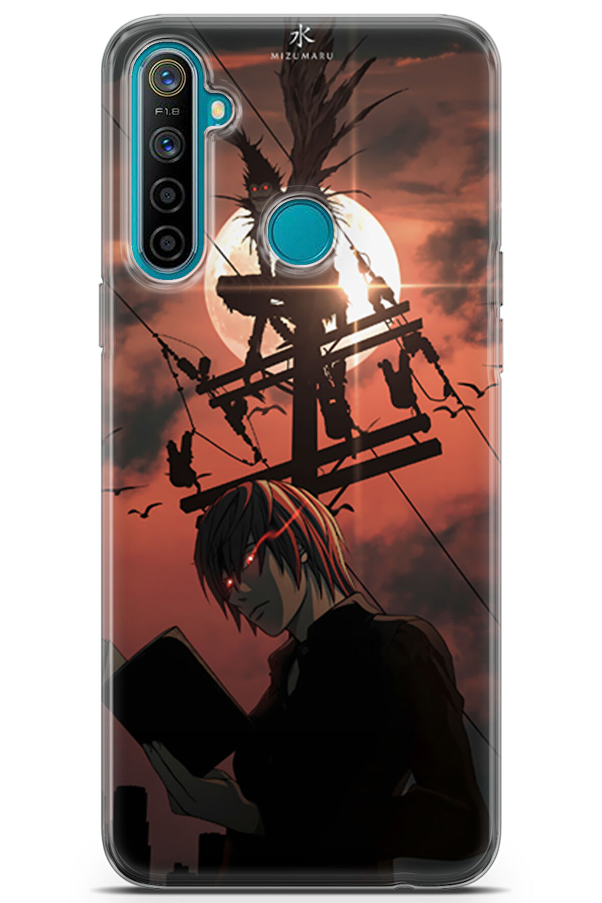 Realme 5I uyumlu Manga 32 Baskılı Misa Amane Note