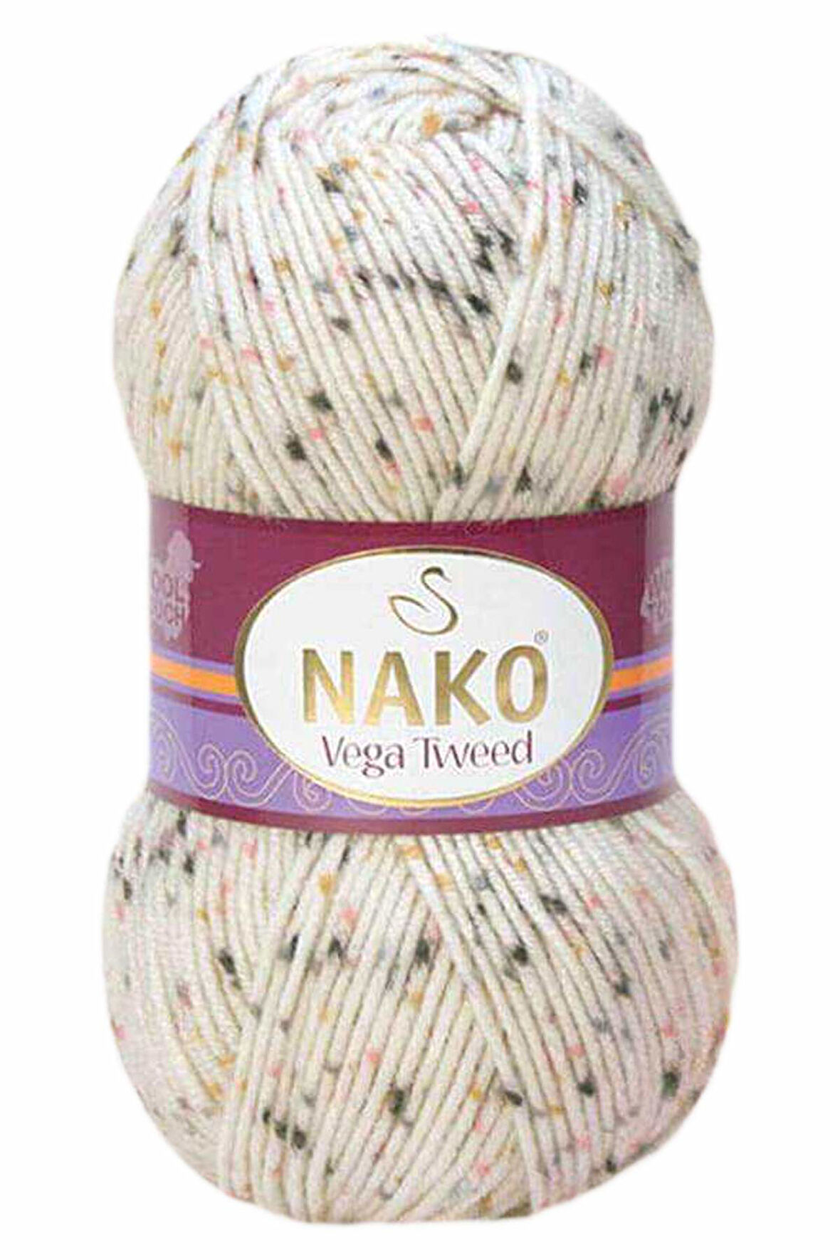 1 Adet Vega Tweed Premium Akrilik El Örgü İpi Yünü No: 31752