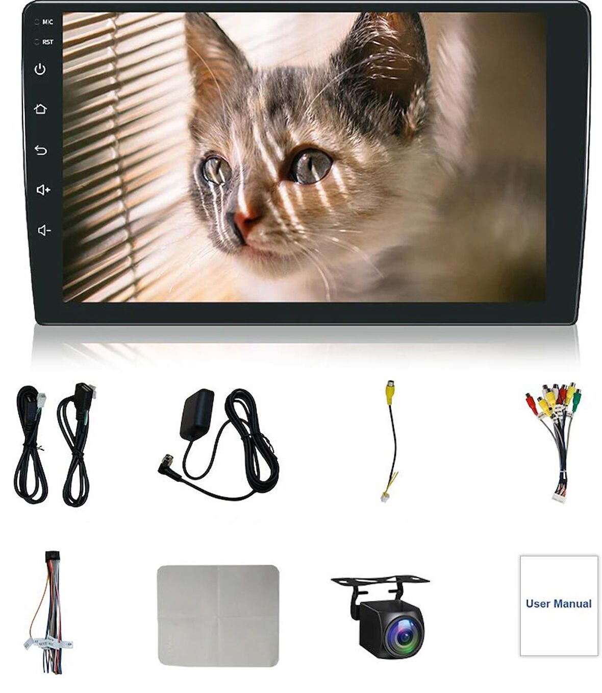 Navismart Multimedya - 4 Çekirdek İşlemci, 4GB RAM, 64GB HAFIZA Mitsubishi Pajero (2006-2011) ile uyumlu