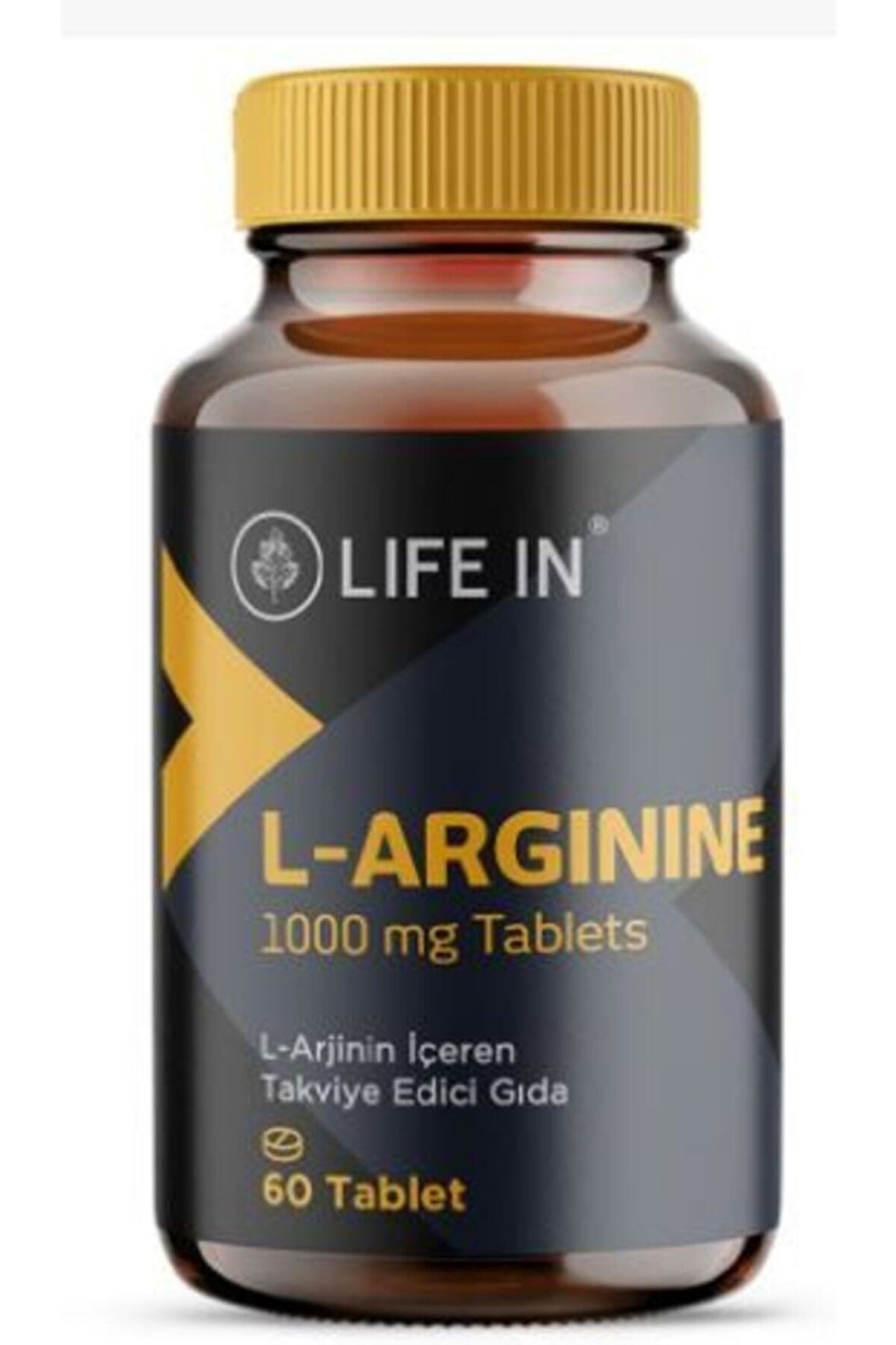 LİFE İN L-ARGİNİNE 90 TABLET 1000MG TAKVİYE EDİCİ GIDA TABLET