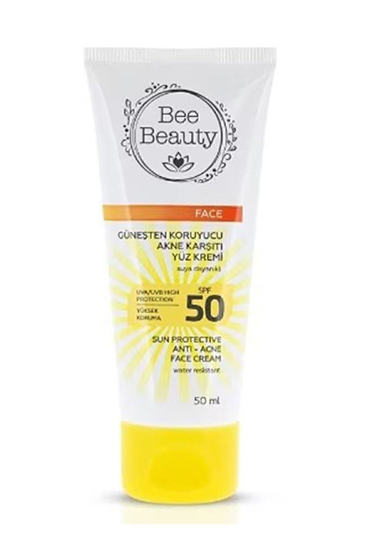 Bee Beauty Güneşten Koruyucu Akne Karşıtı Yüz Kremi 50 Ml