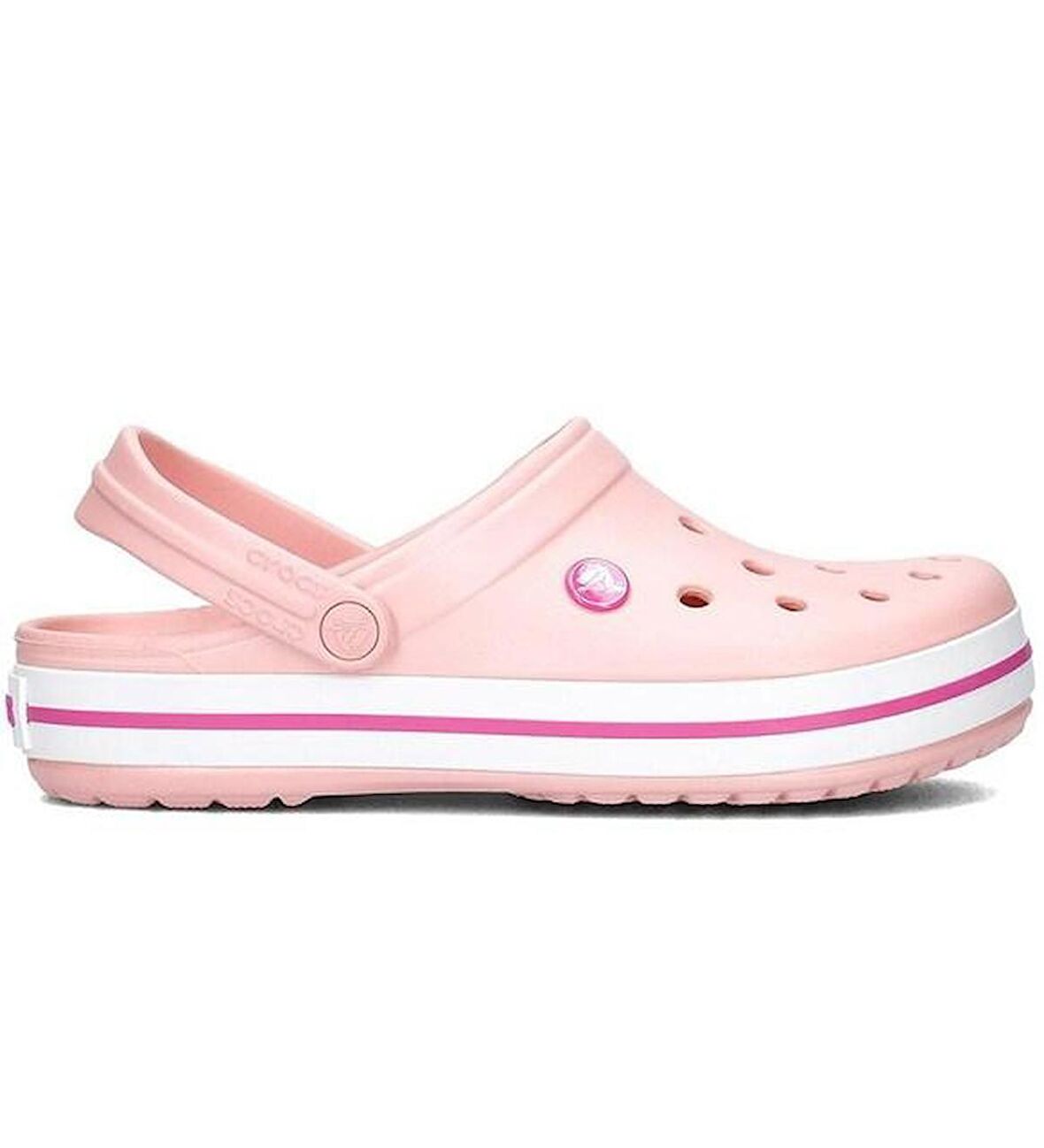 Crocs Crocband Bayan Terlik & Sandalet - Pearl Pink/Wild Orchid (İnci Pembe/Vahşi Orkide) 11016-6MB