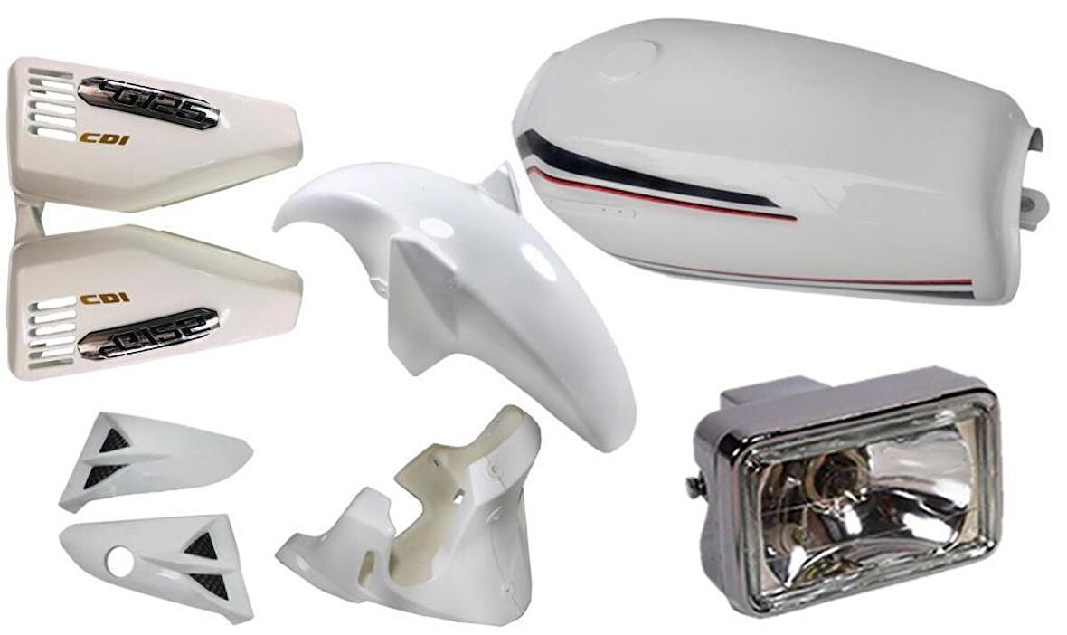 Cg Beyaz Kaporta Seti Cg Farlı