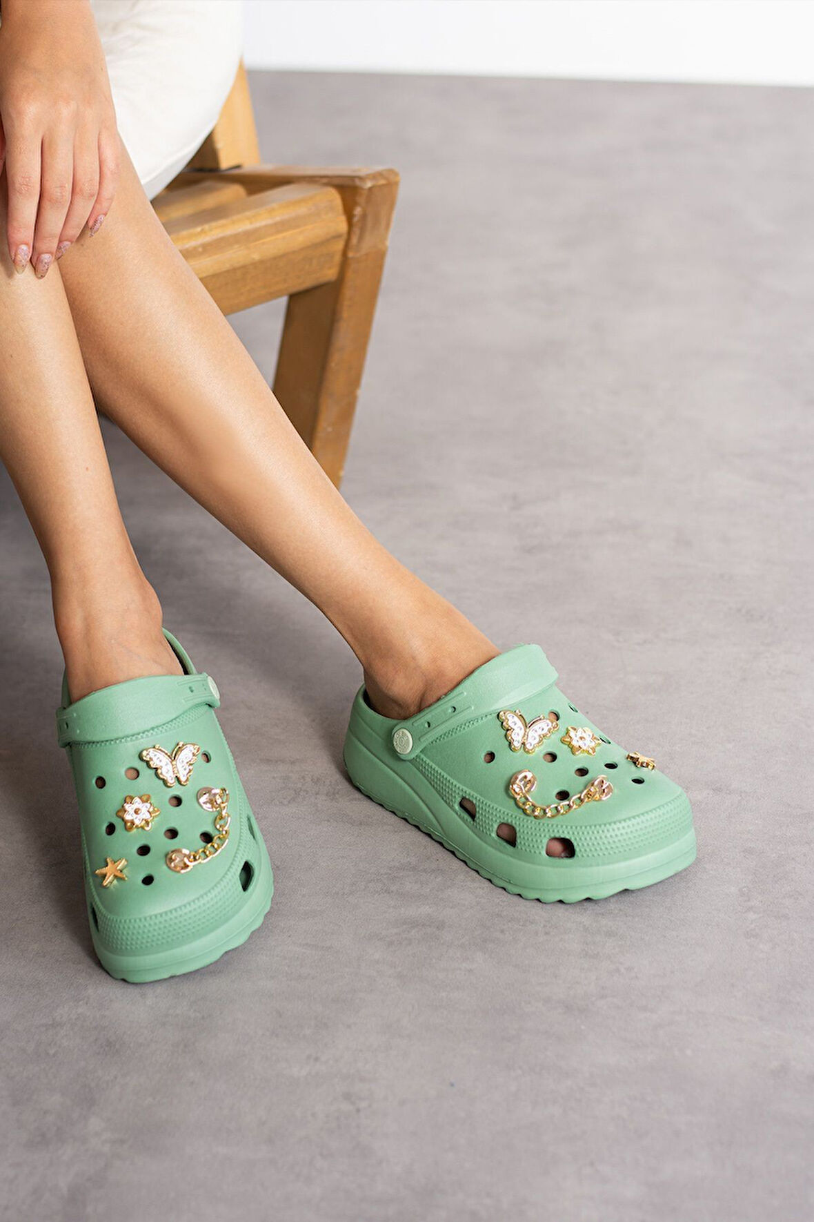 Eva Tabanlı Taşlı Kadın Terlik Yüksek Tabanı Hastane Plaj Deniz Havuz Ve Günlük Kullanım