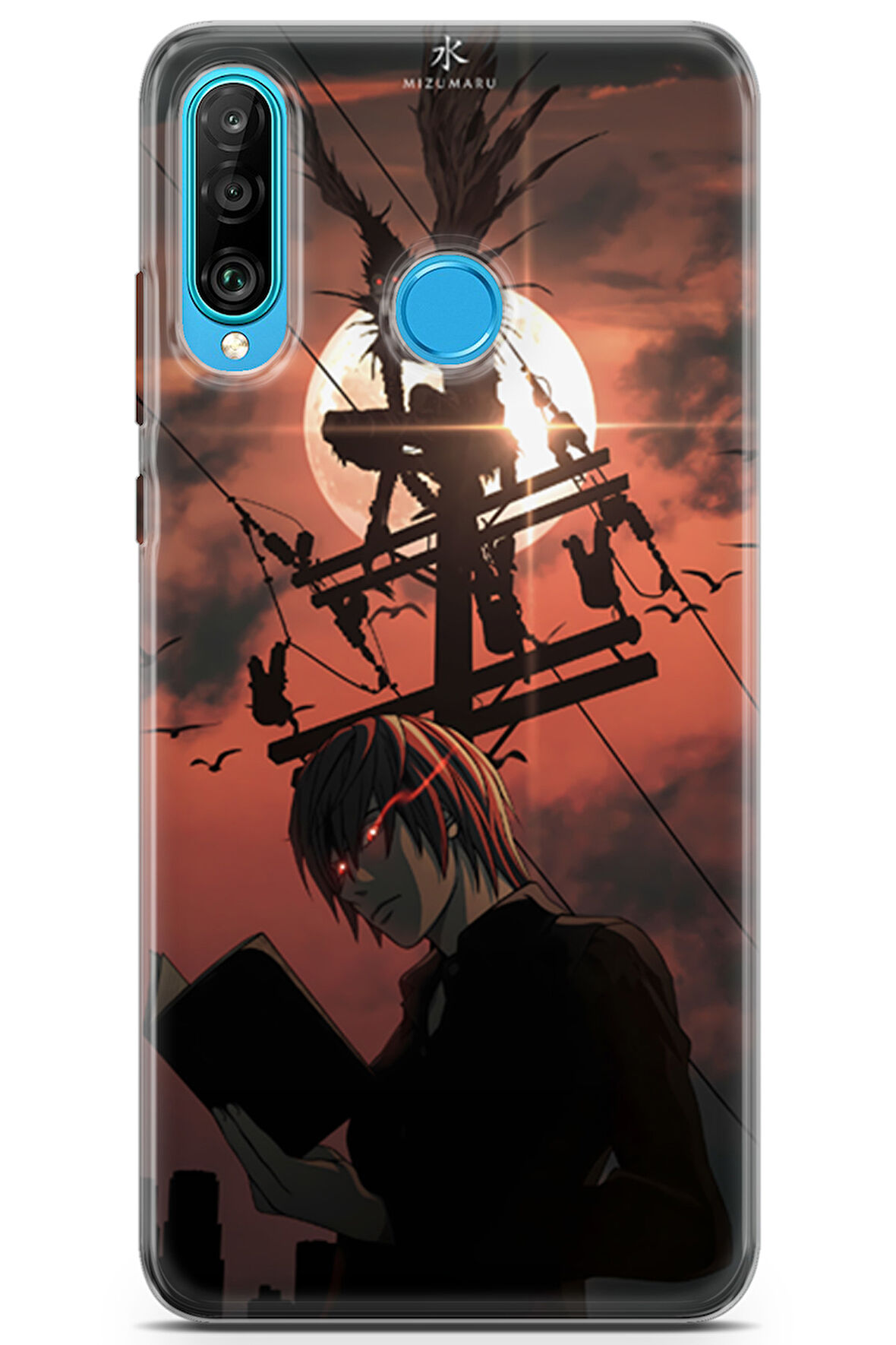Huawei P30 Lite uyumlu Manga 32 4K Baskı Misa Amane Note