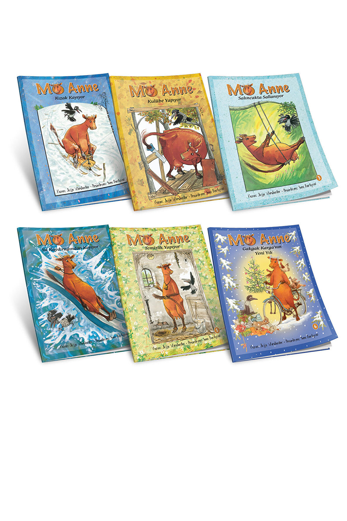 Mö Anne Serisi Takım Set (6 Kitap) - Jujja Wieslander