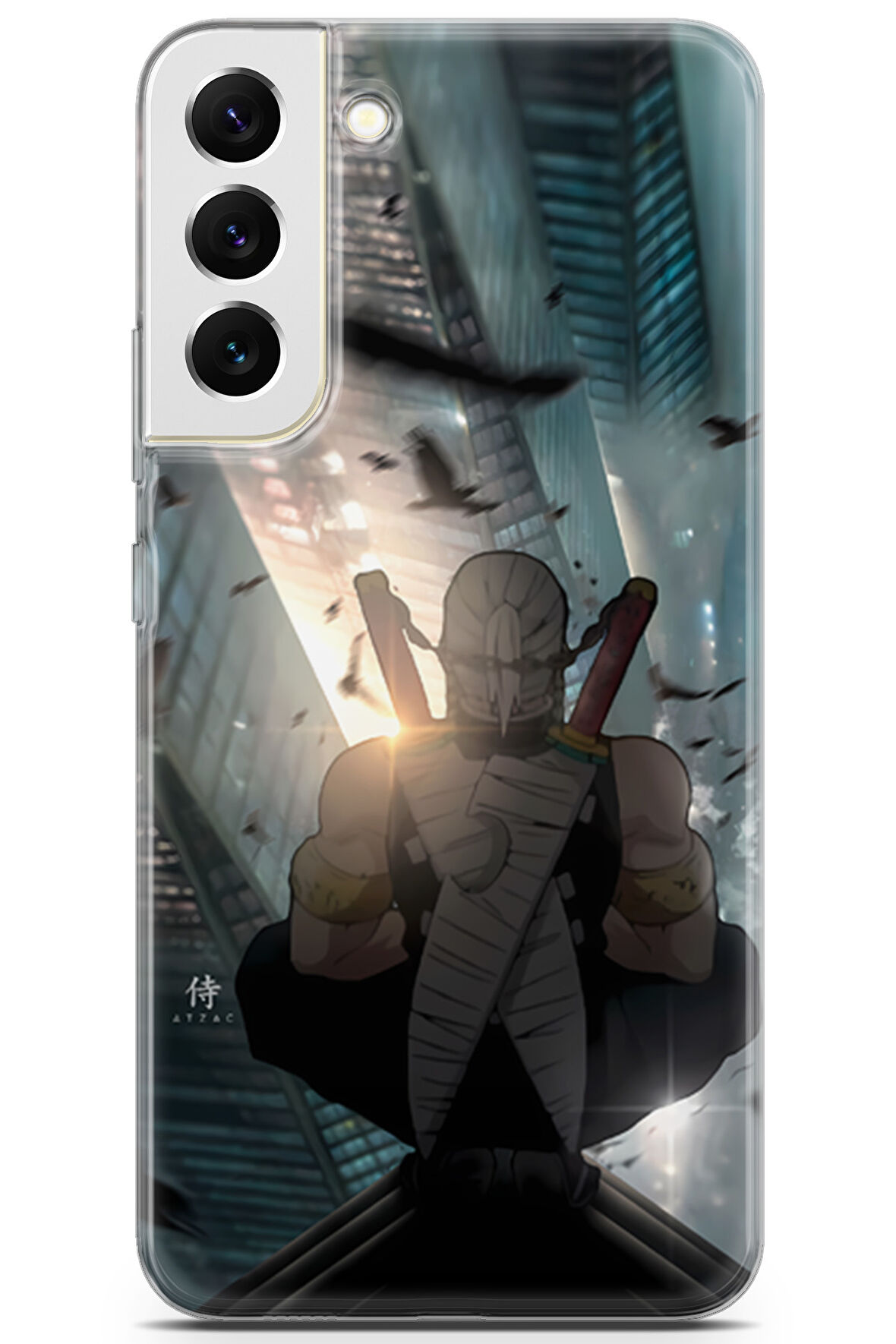 Samsung Galaxy S22 Plus uyumlu Anime 16 HD Baskı Demon Slayer Tengen