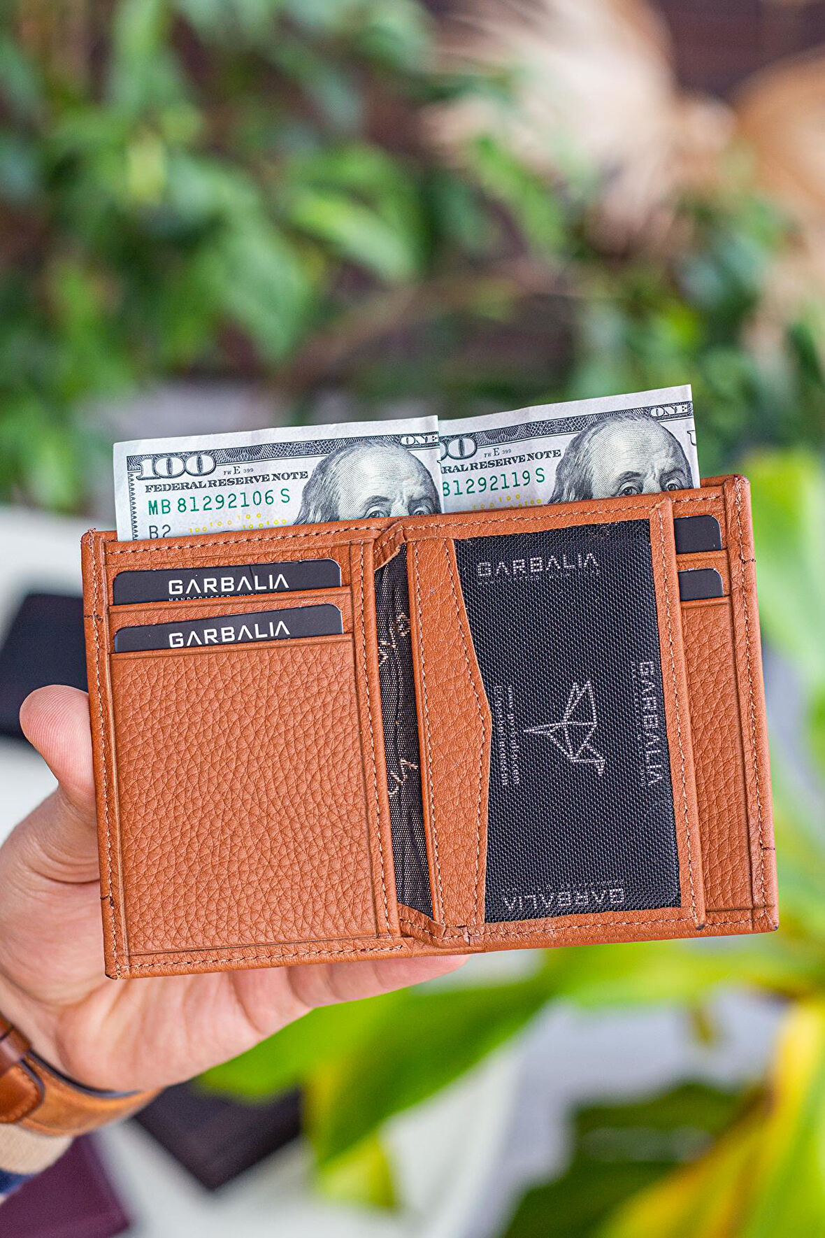 Garbalia Franklin Hakiki Deri Cüzdan