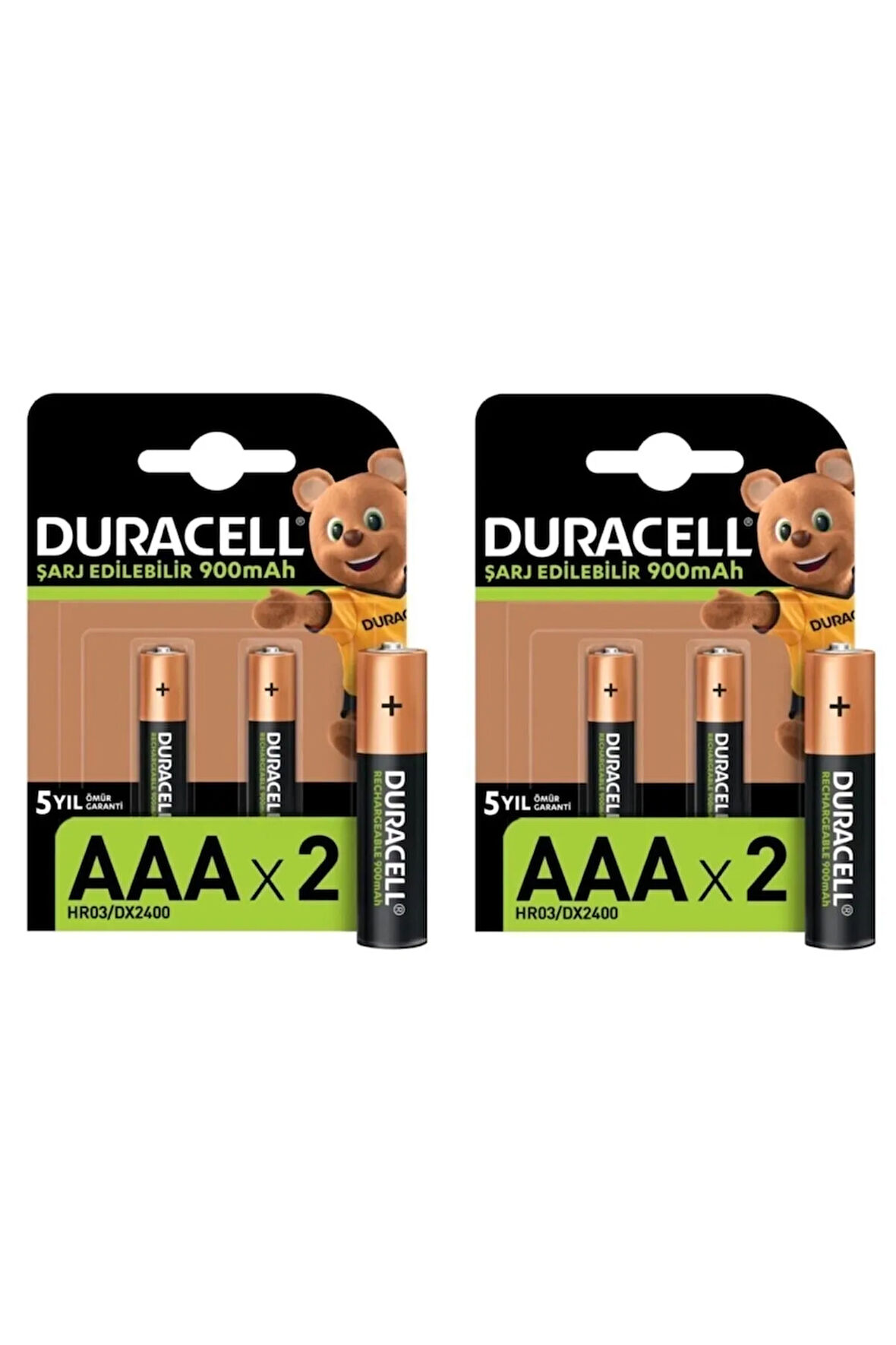 Şarj Edilebilir Turbo Aaa Kalem Pil, 4 Adet 900 Mah Pil