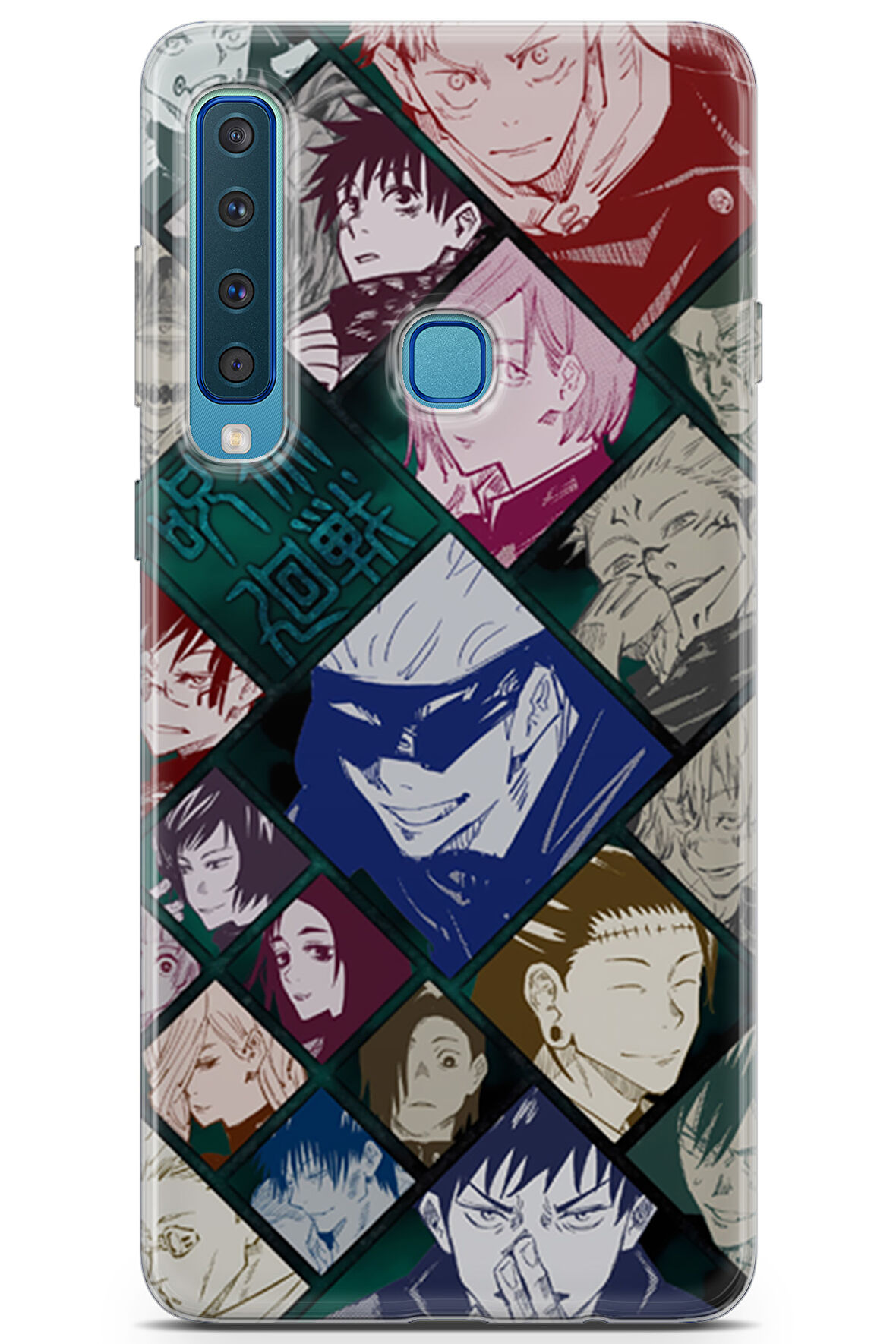 Samsung Galaxy A9 2018 uyumlu Anime 2 UV Lans Jujutsu Kaisen itadori