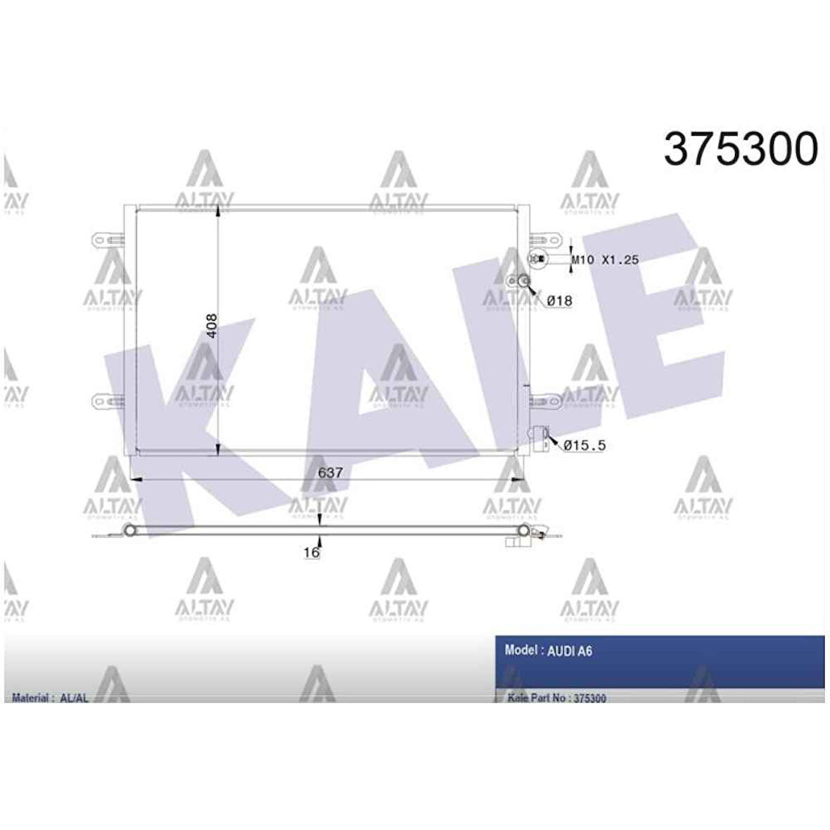 RADYATÖR KLİMA A6 05= MEKANİK
