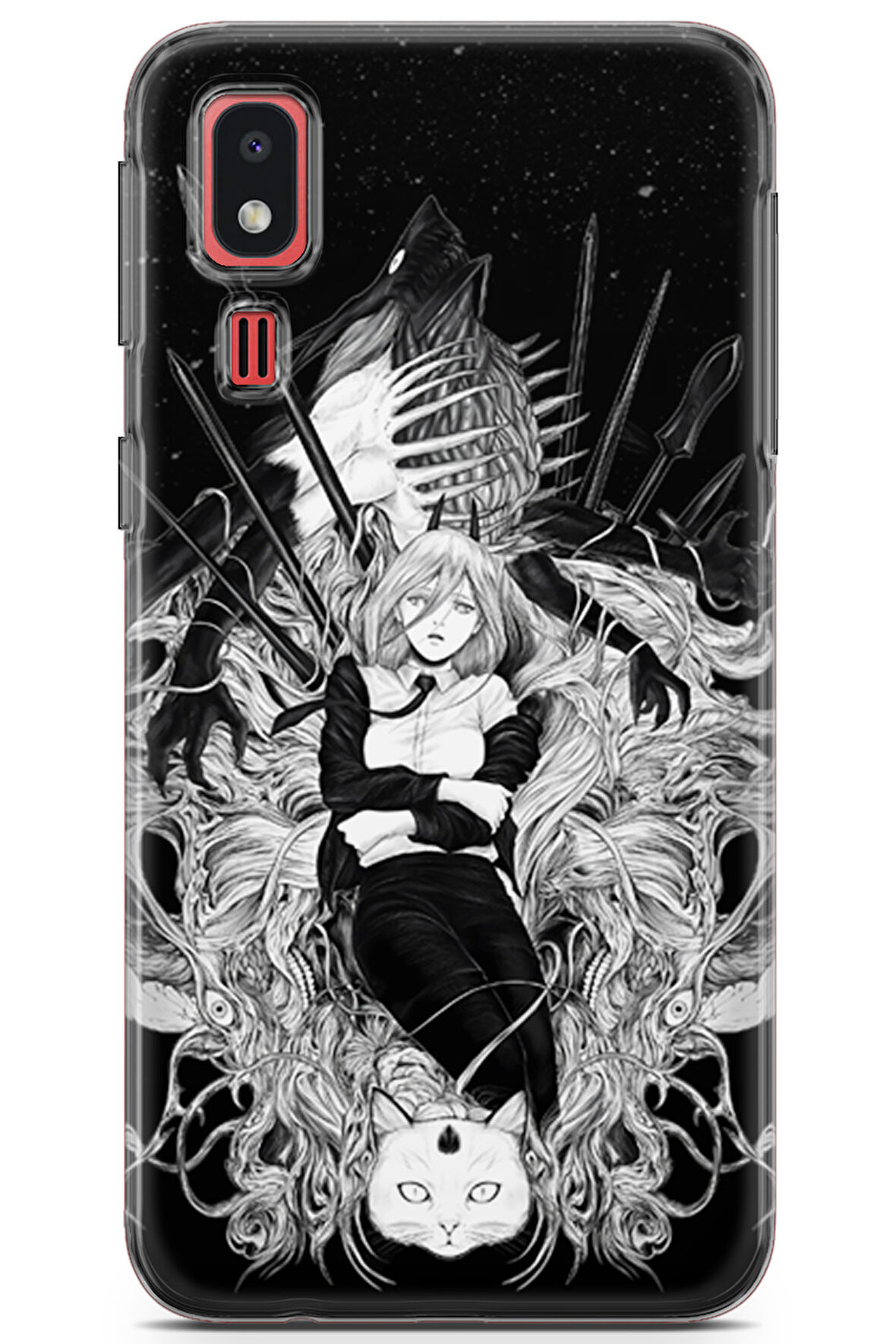 Samsung Galaxy A2 Core uyumlu Manga 23 Kab Anime Kadın ve Kedi